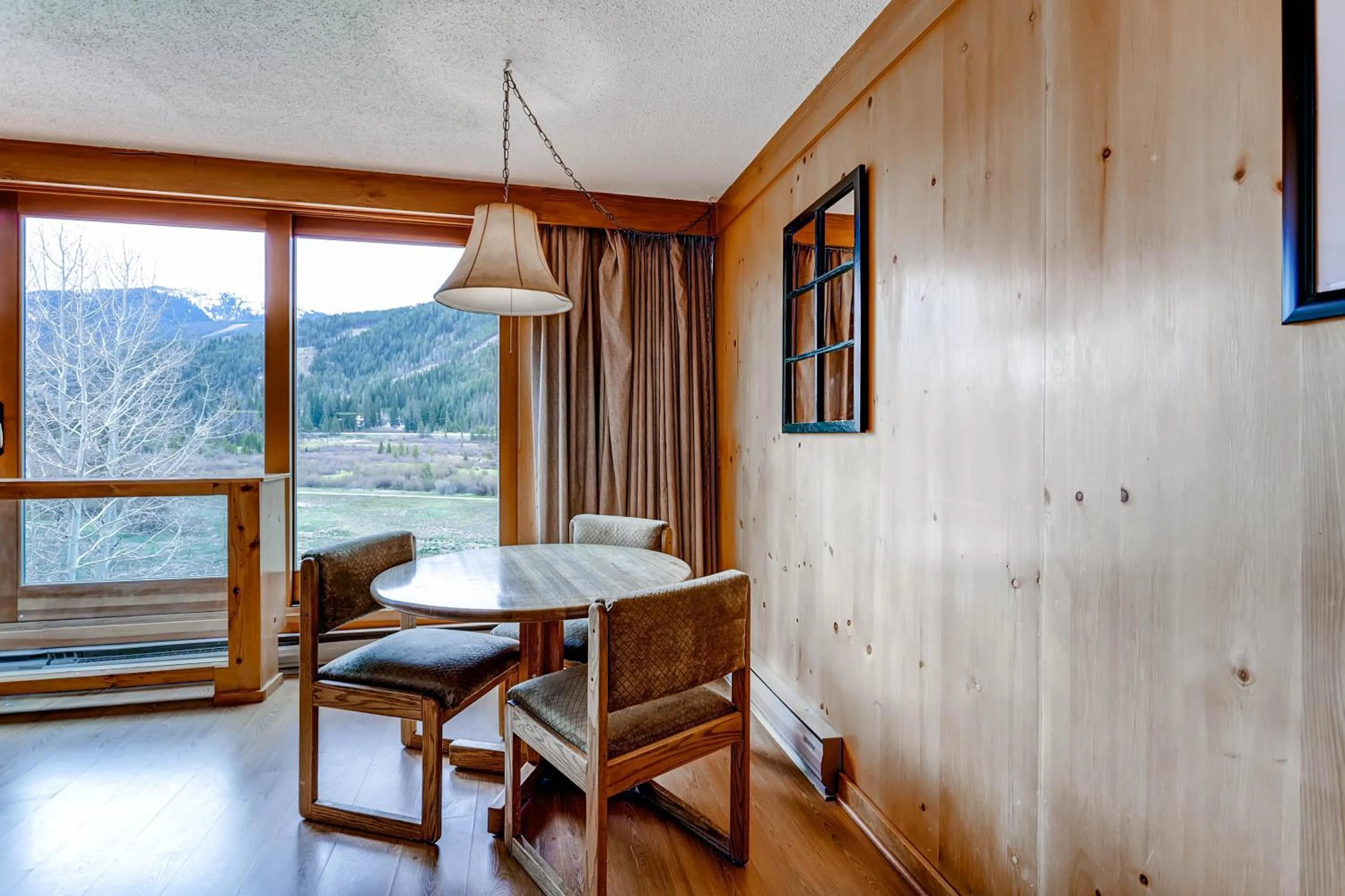 Living room in Lakeside Village by Keystone Resort