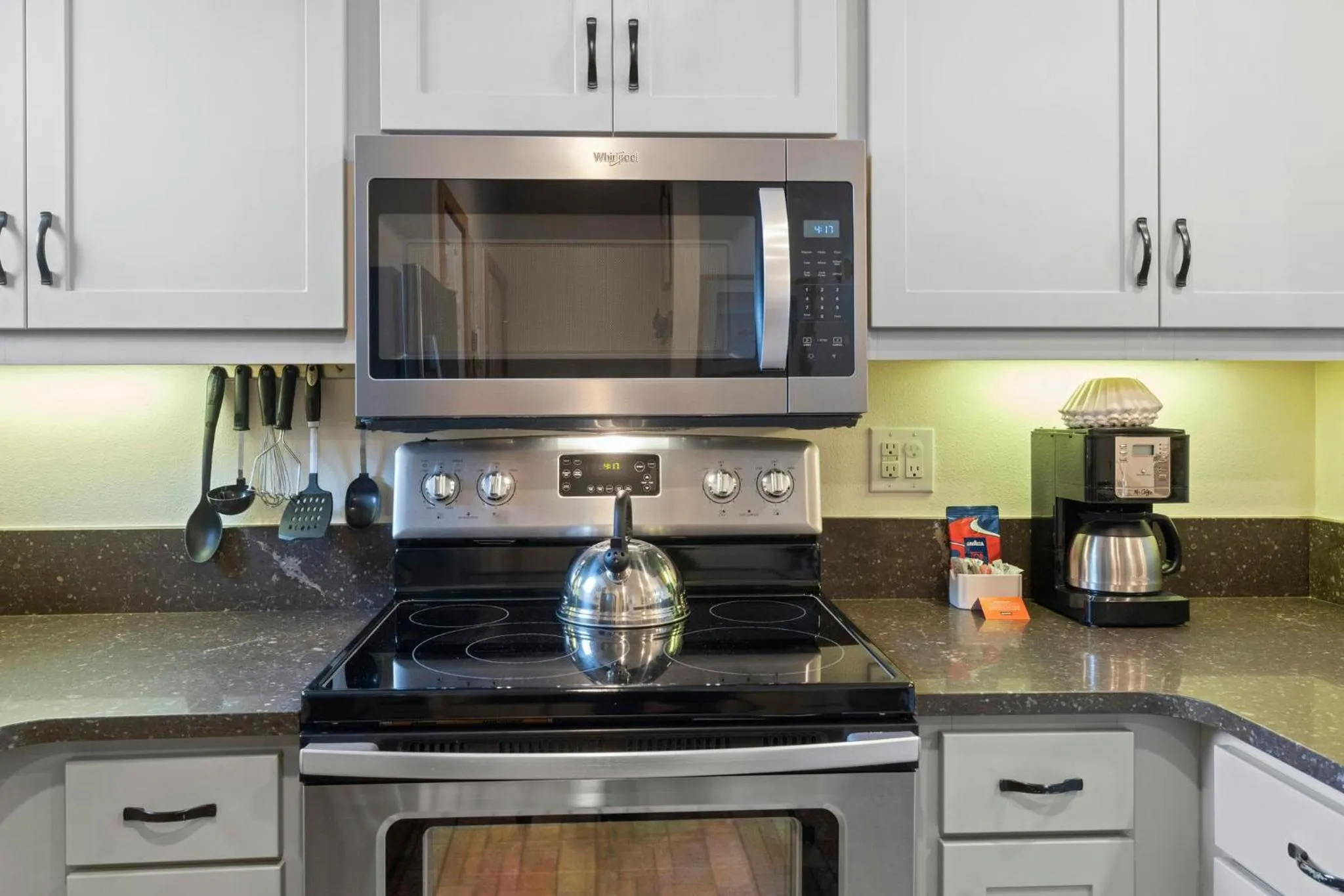 Communal kitchen in Lakeside Village by Vail Resorts