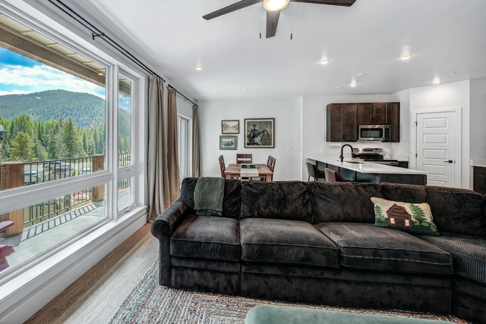 Living room in Lakeside Village by Vail Resorts