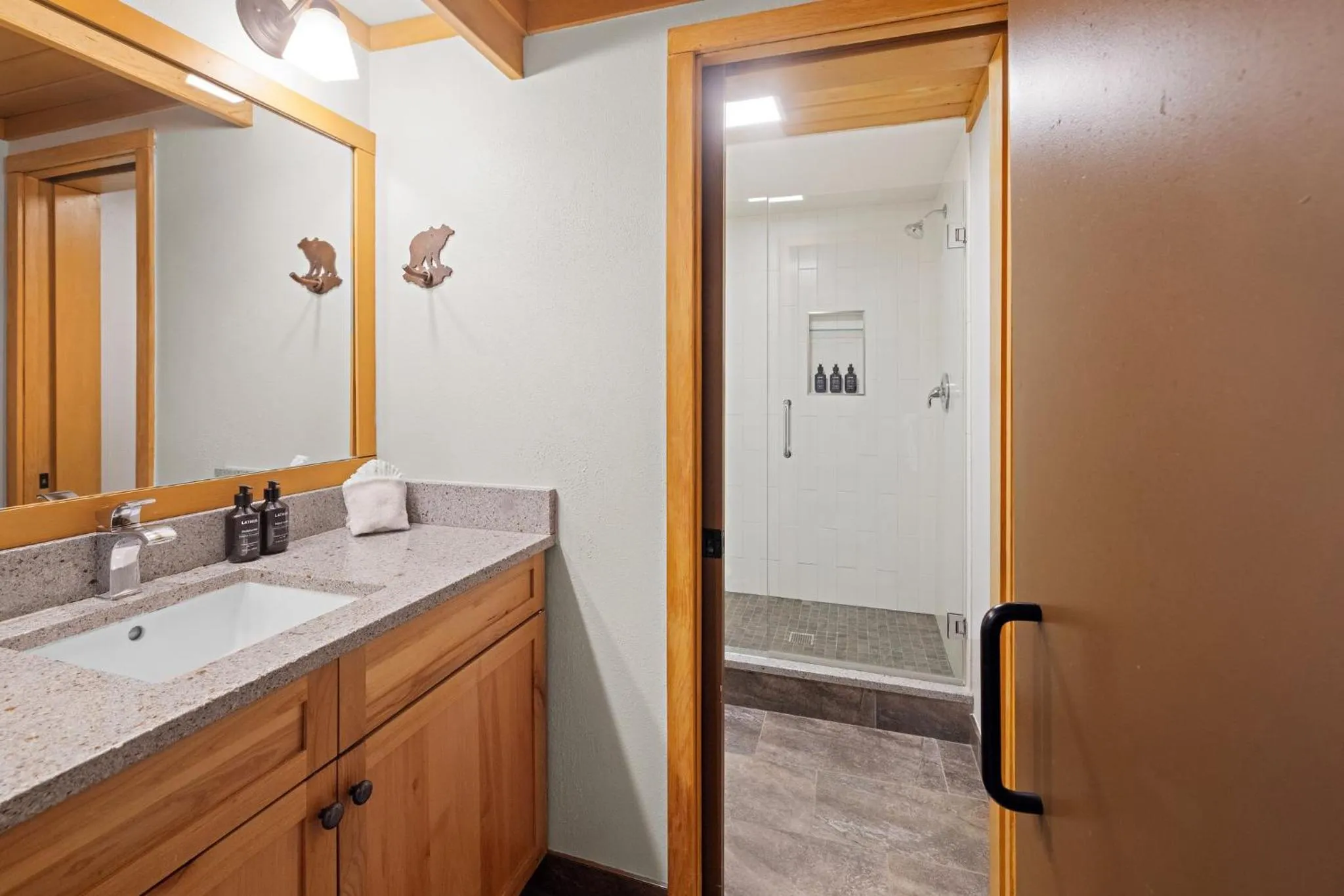 Bathroom in Evergreen Condominiums by Keystone Resort