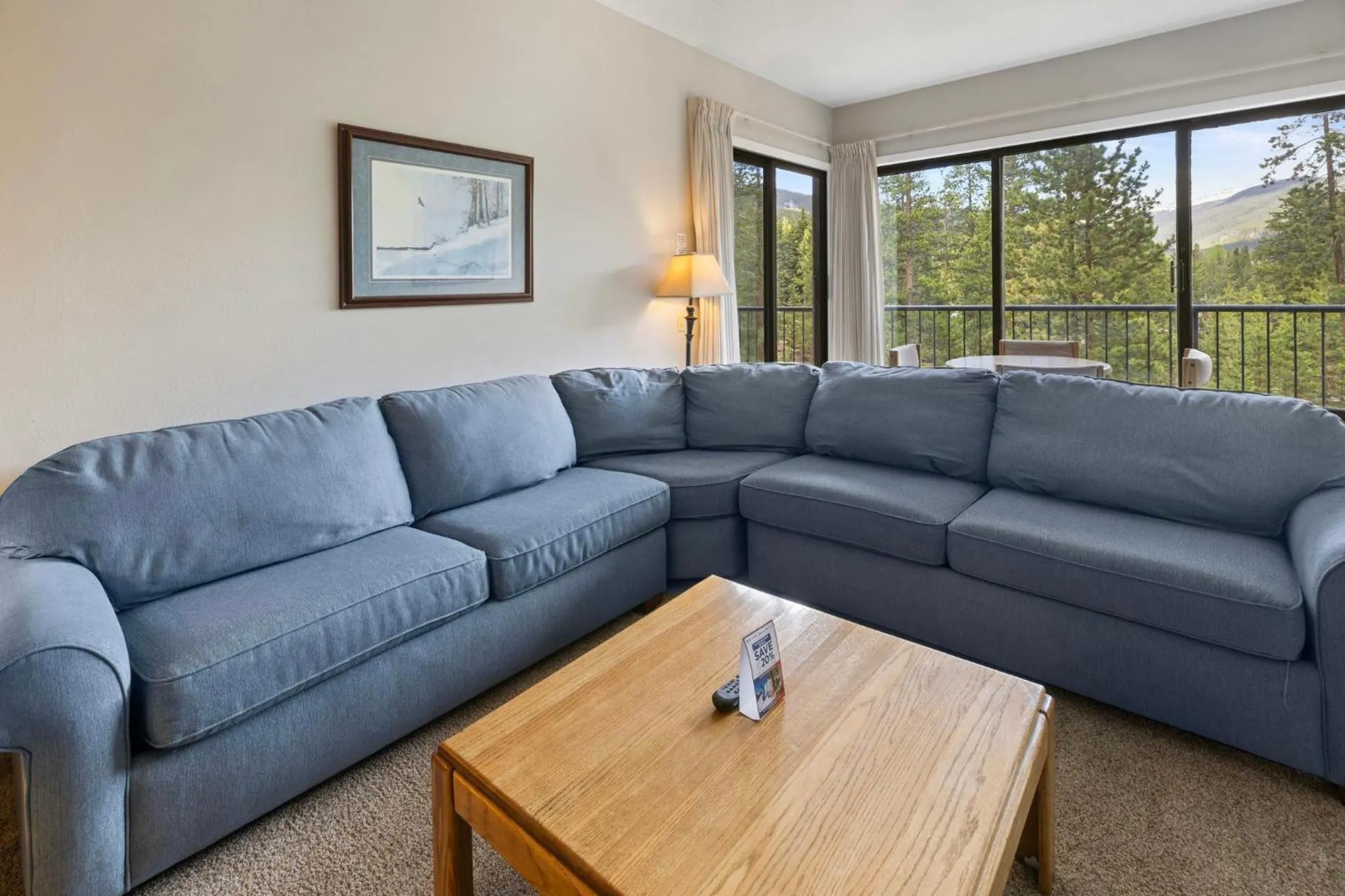 Living room in Evergreen Condominiums by Vail Resorts
