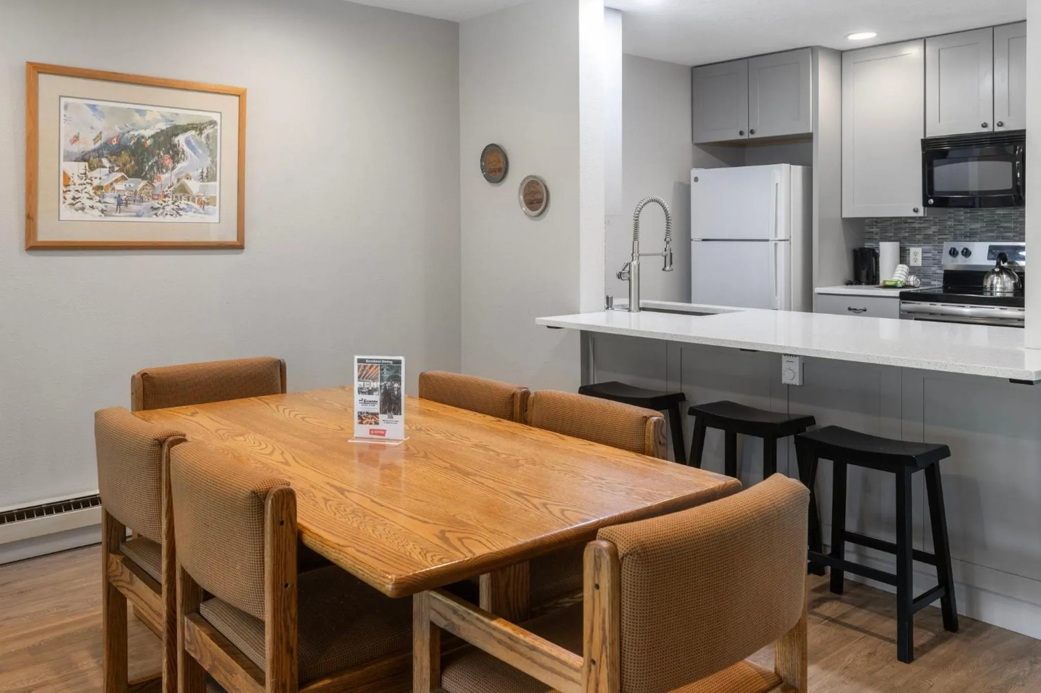 Dining area in Evergreen Condominiums by Keystone Resort