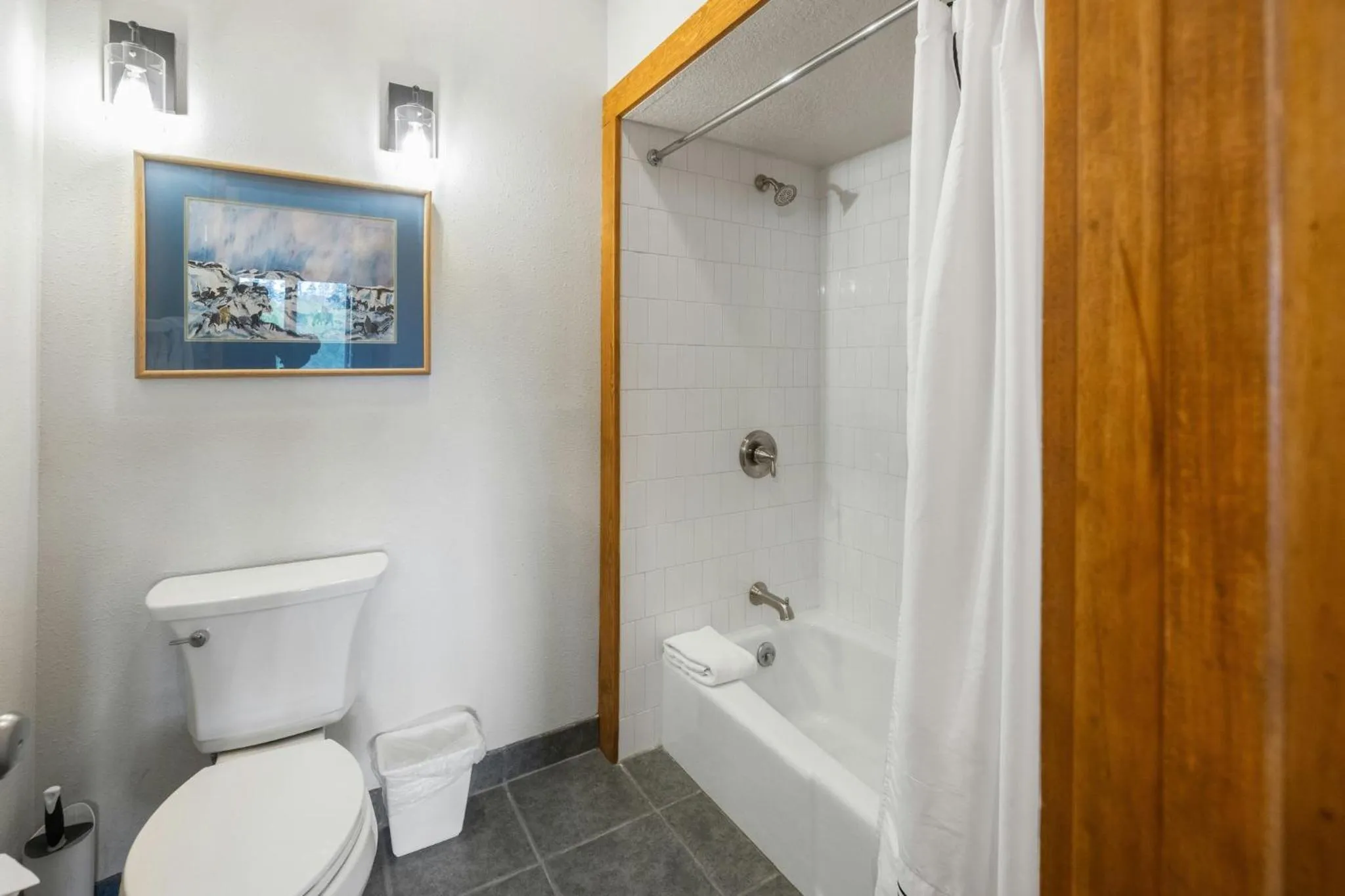 Bathroom in Evergreen Condominiums by Vail Resorts
