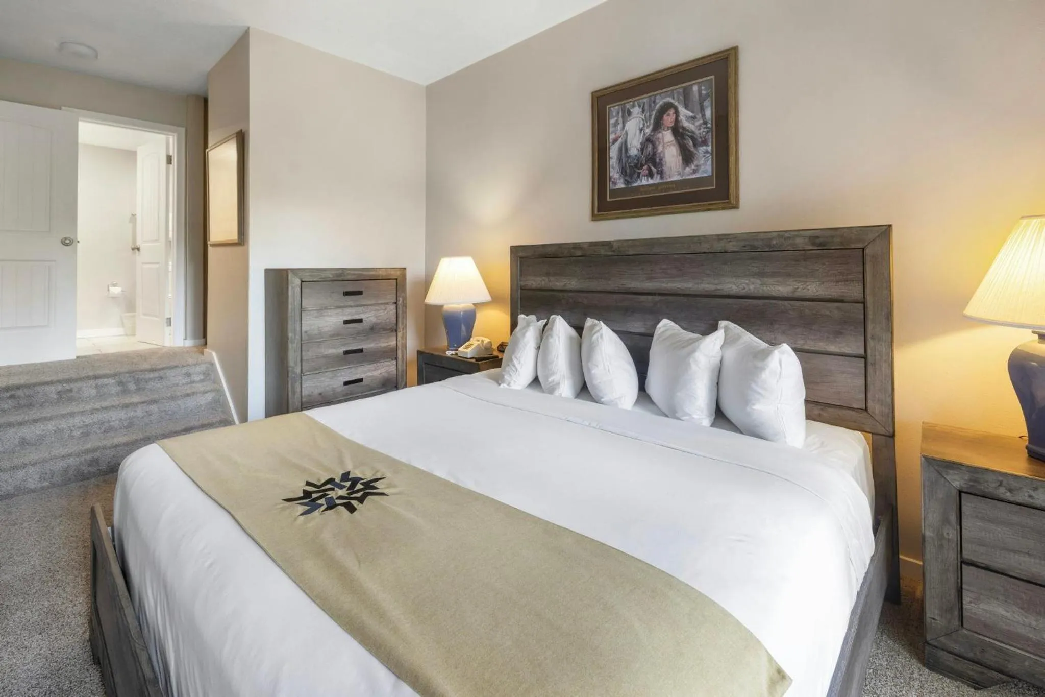 Bedroom, Bed in Evergreen Condominiums by Vail Resorts