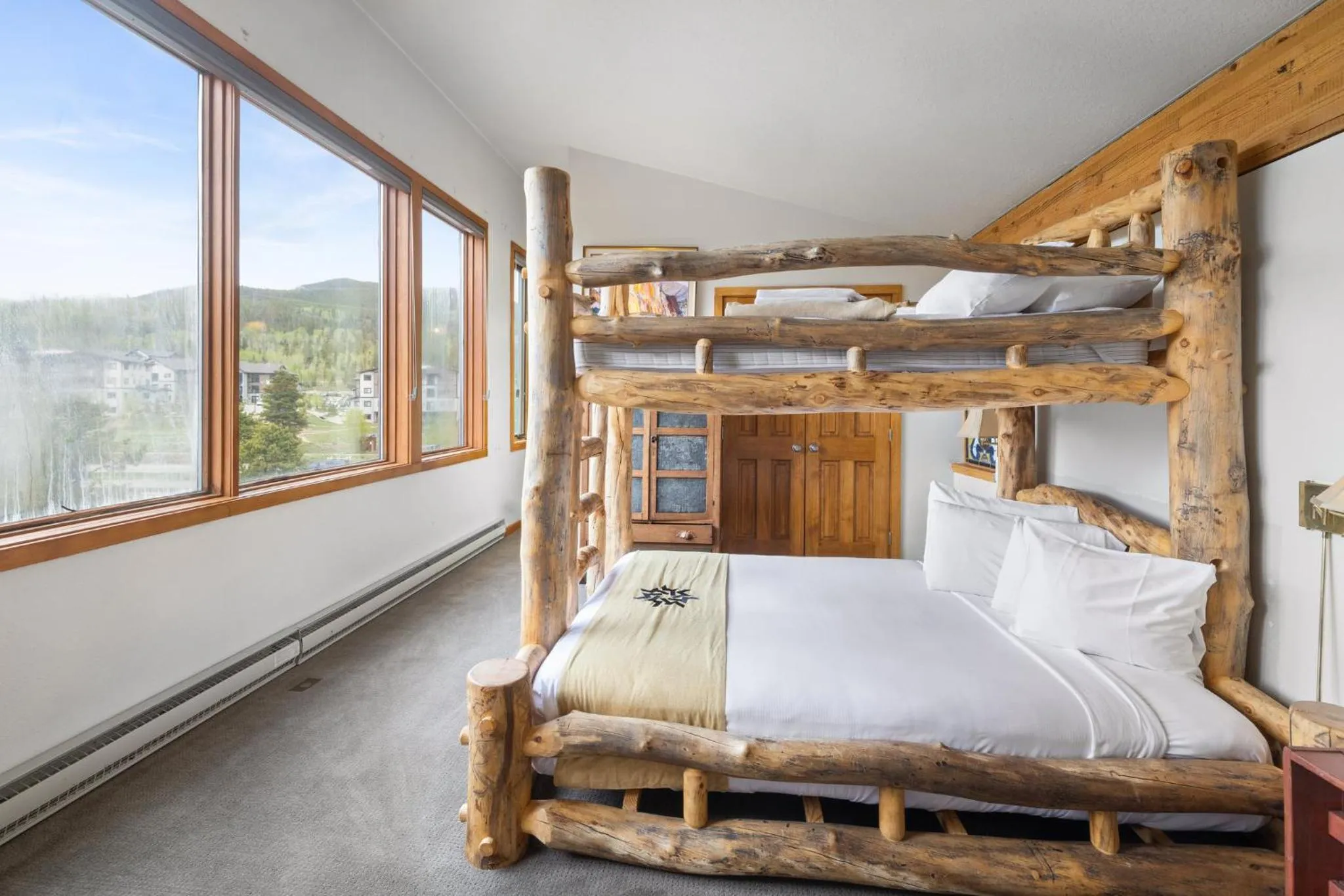 Bedroom, Bed in Evergreen Condominiums by Keystone Resort