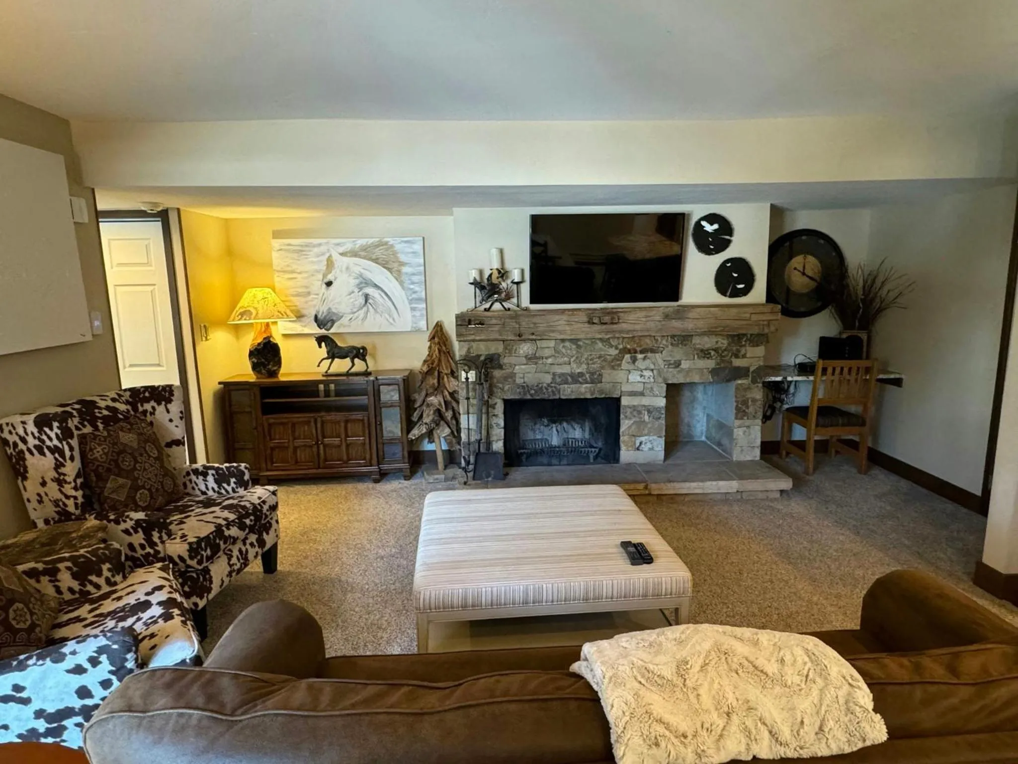 Living room in Forest Condominiums by Vail Resorts