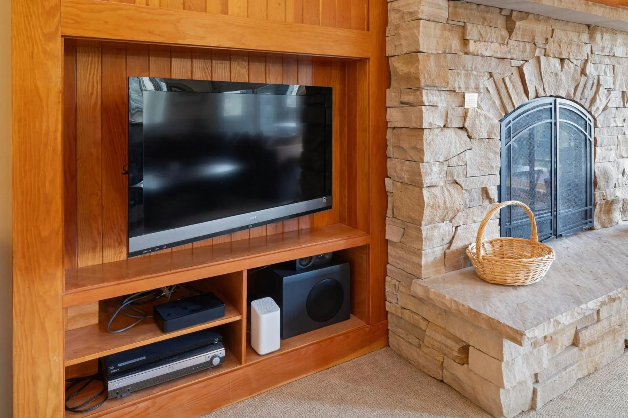 Living room in Forest Condominiums by Vail Resorts