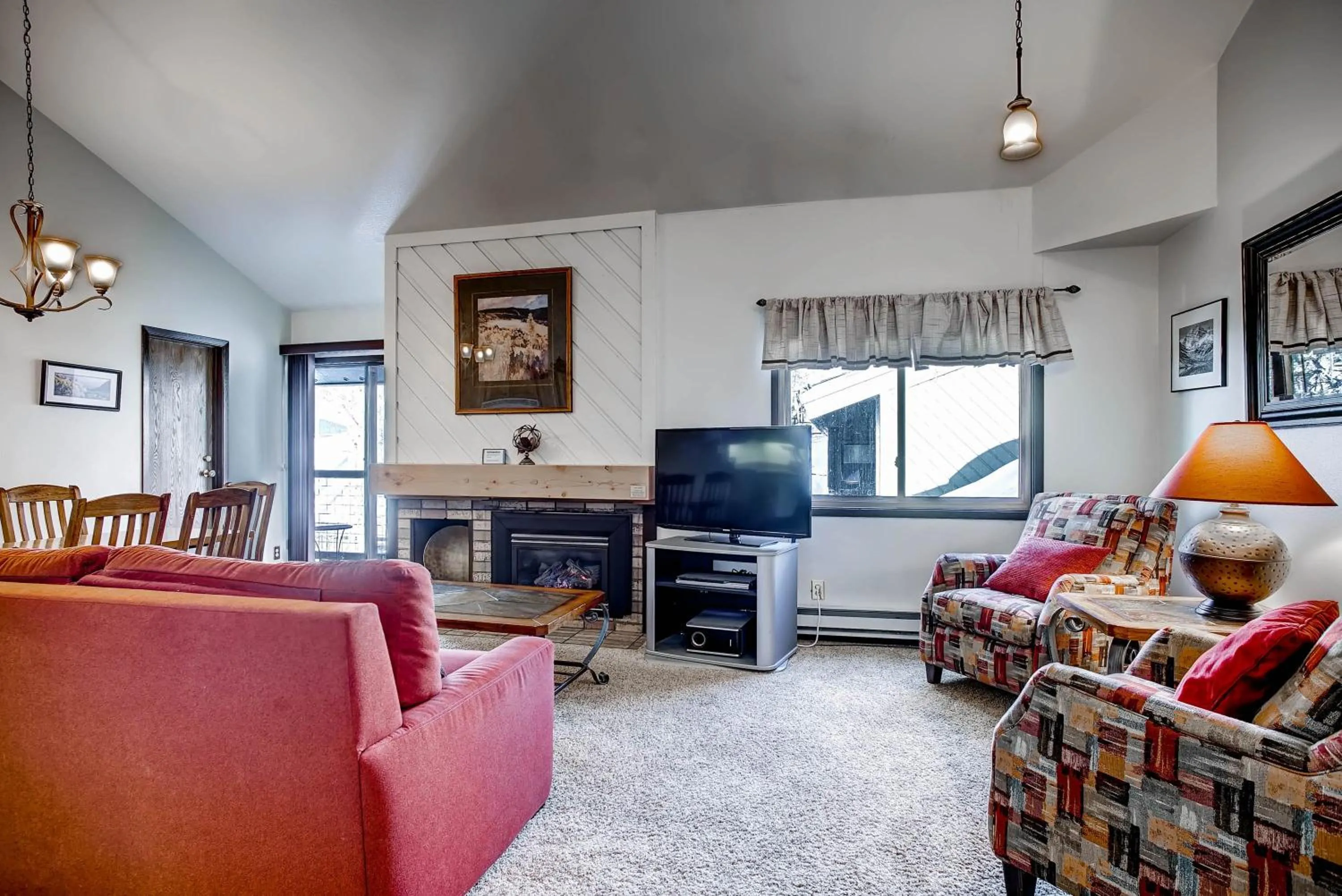 Living room in The Forest Neighborhood by Keystone Resort