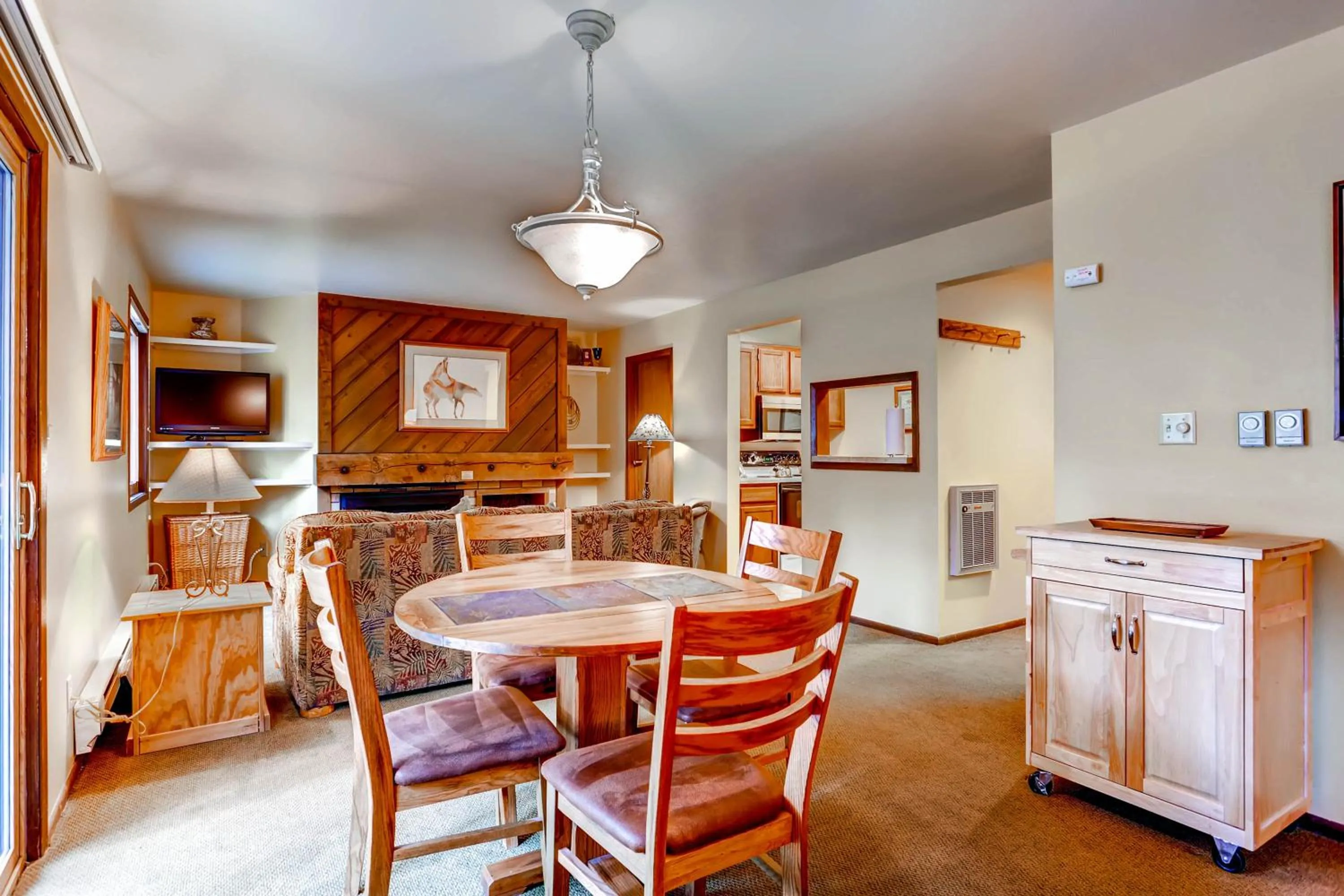 Living room in The Forest Neighborhood by Keystone Resort