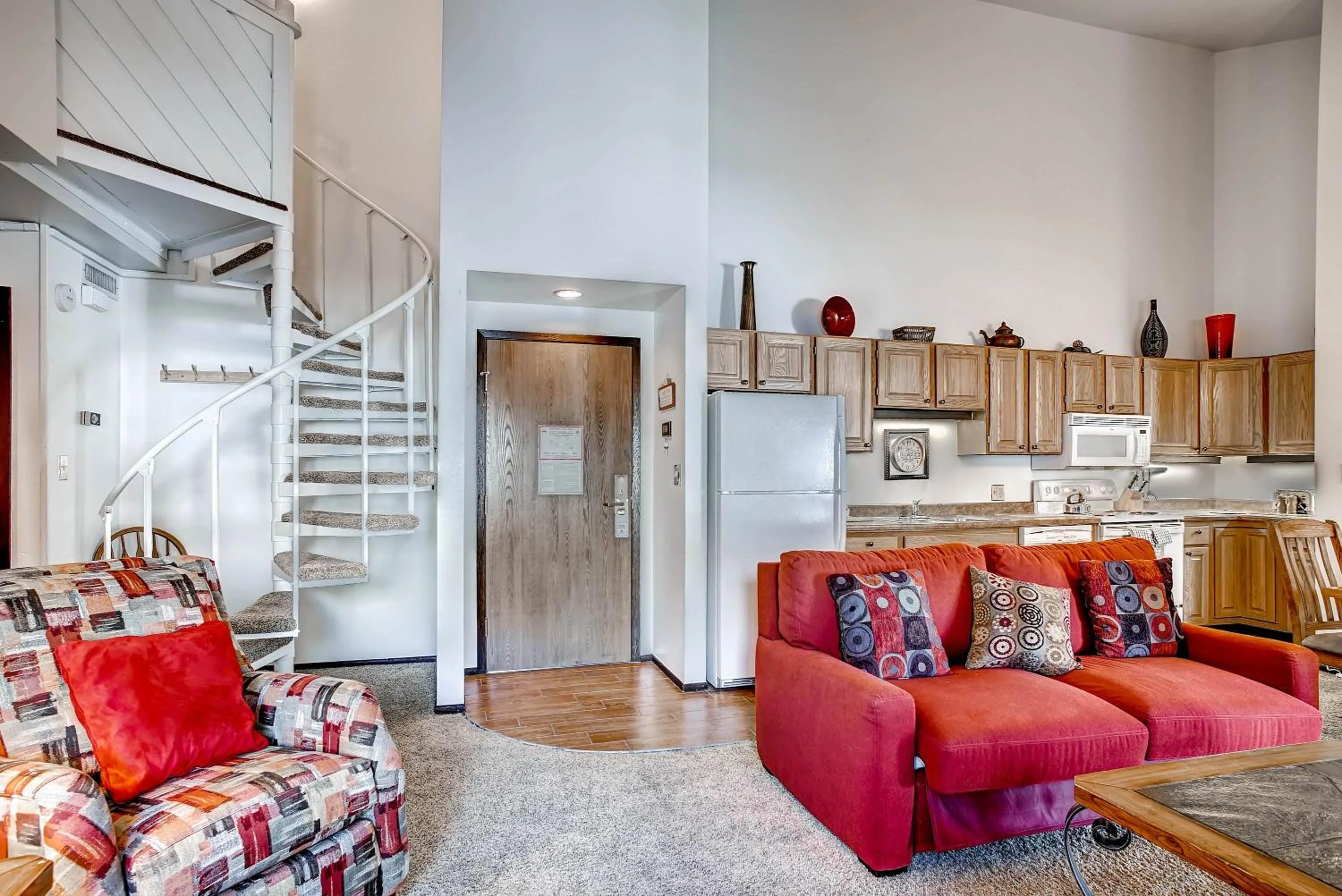 Living room in The Forest Neighborhood by Keystone Resort