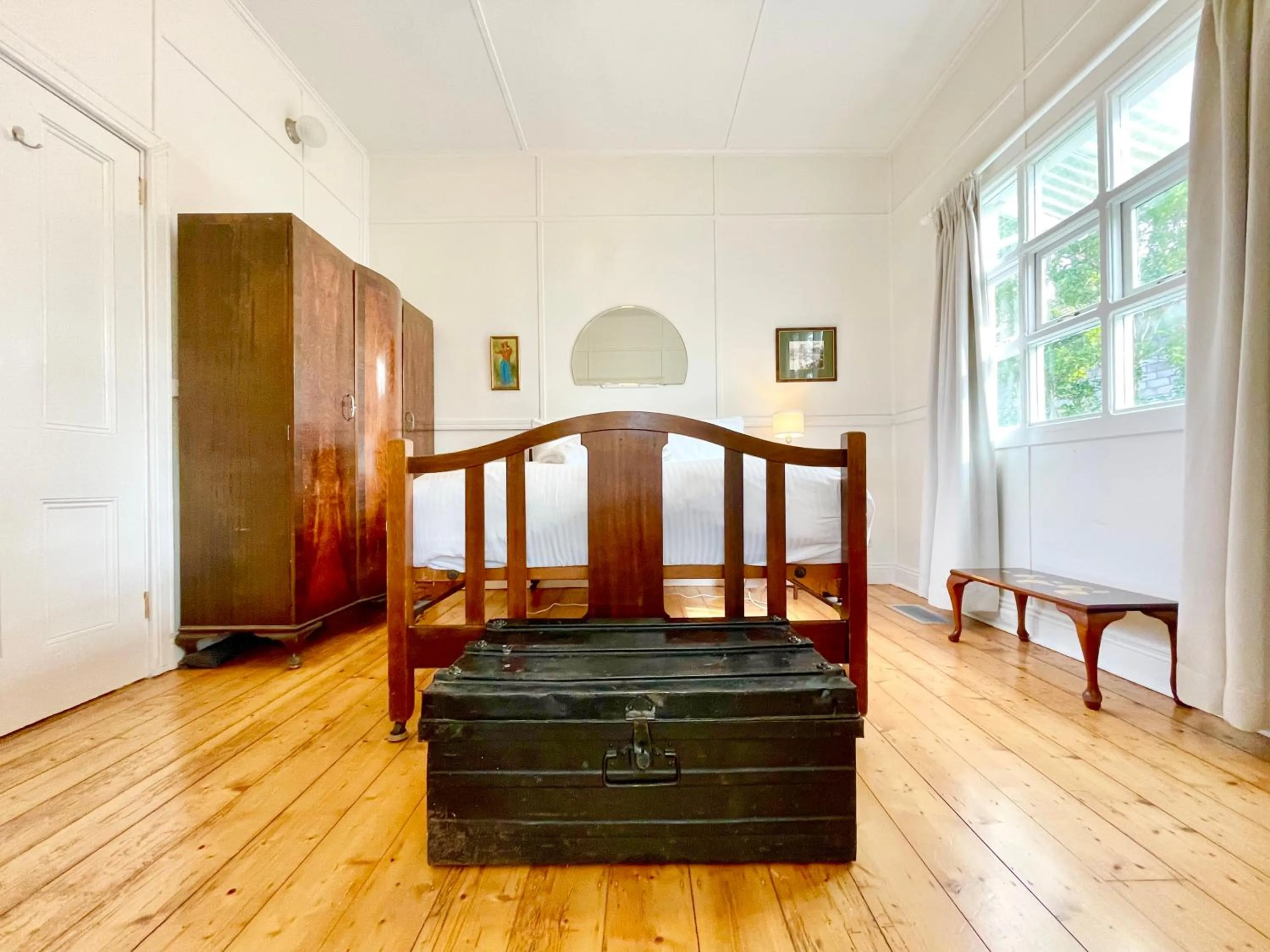 Bed in Plum Blossom Cottage