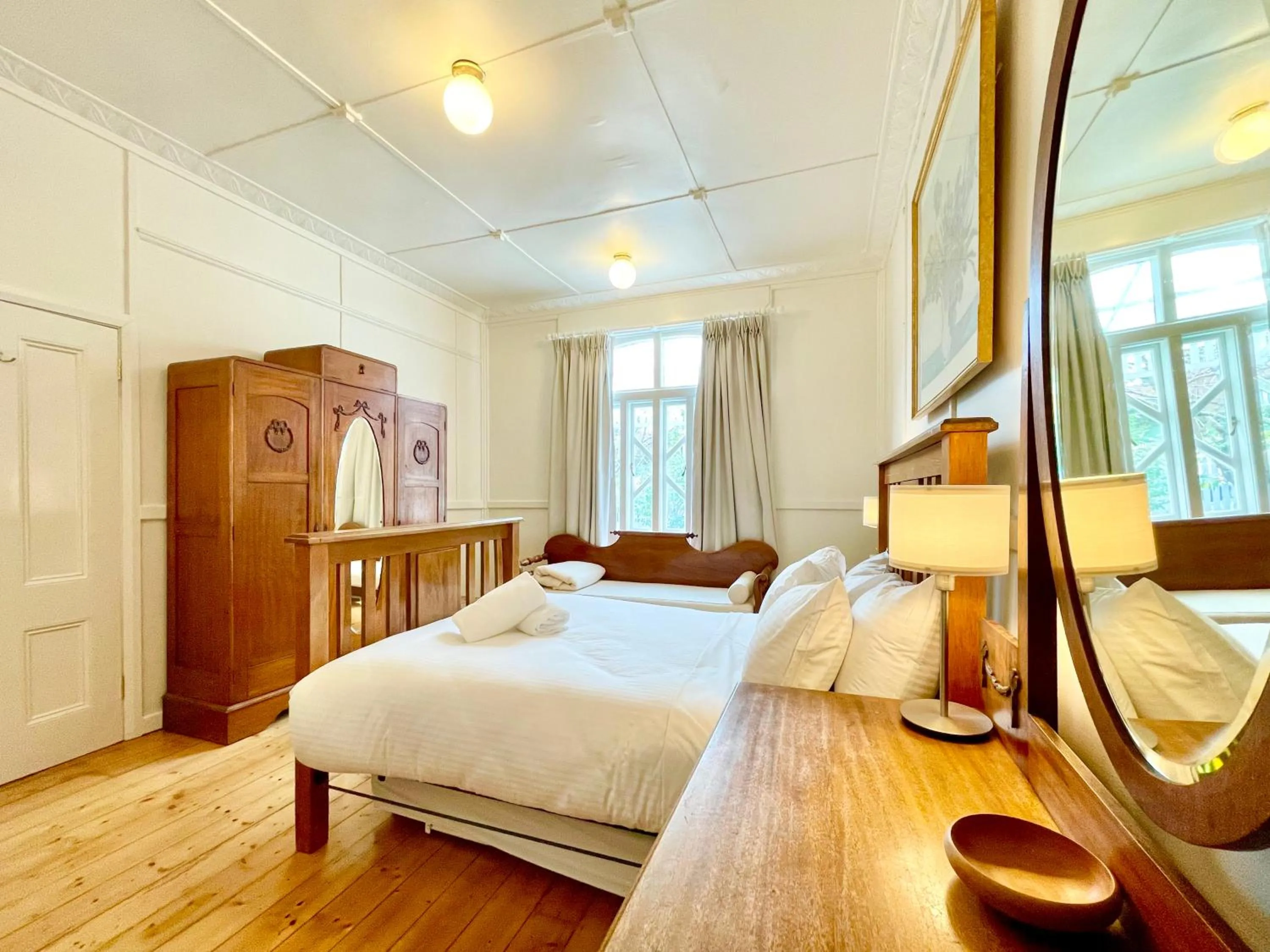 Bed in Plum Blossom Cottage