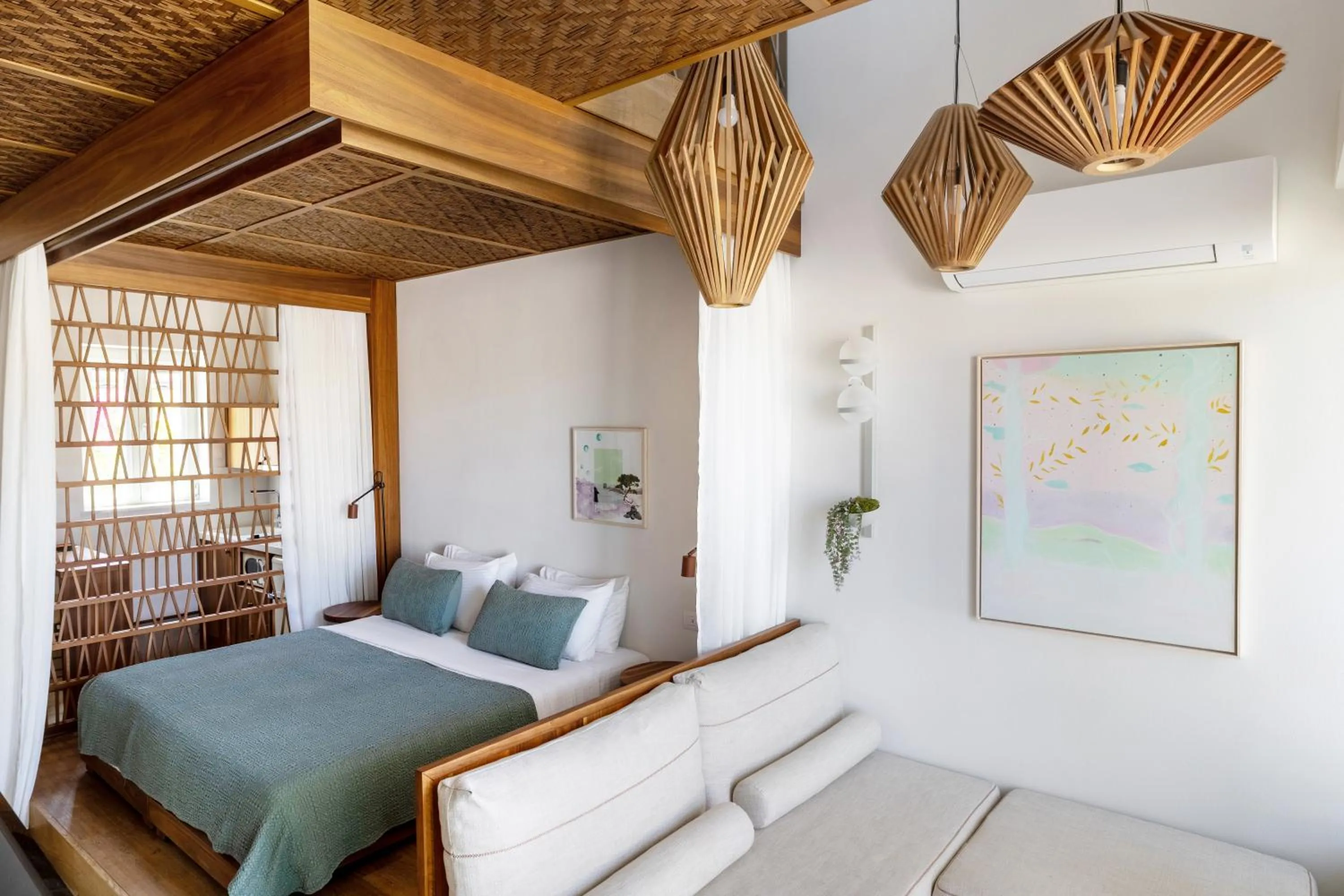 Bedroom, Bed in ALERÓ Seaside Skyros Resort