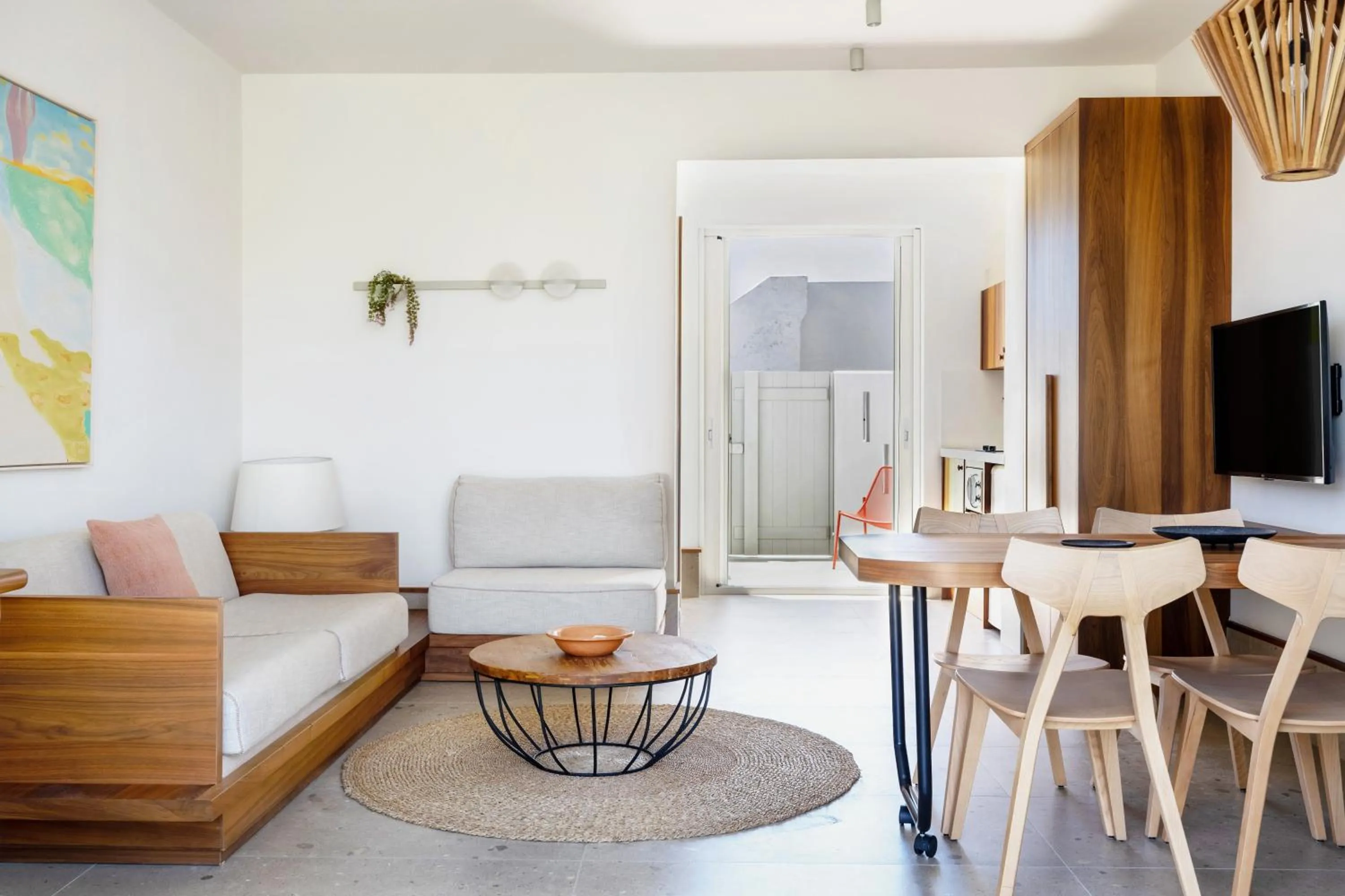 Living room in ALERÓ Seaside Skyros Resort