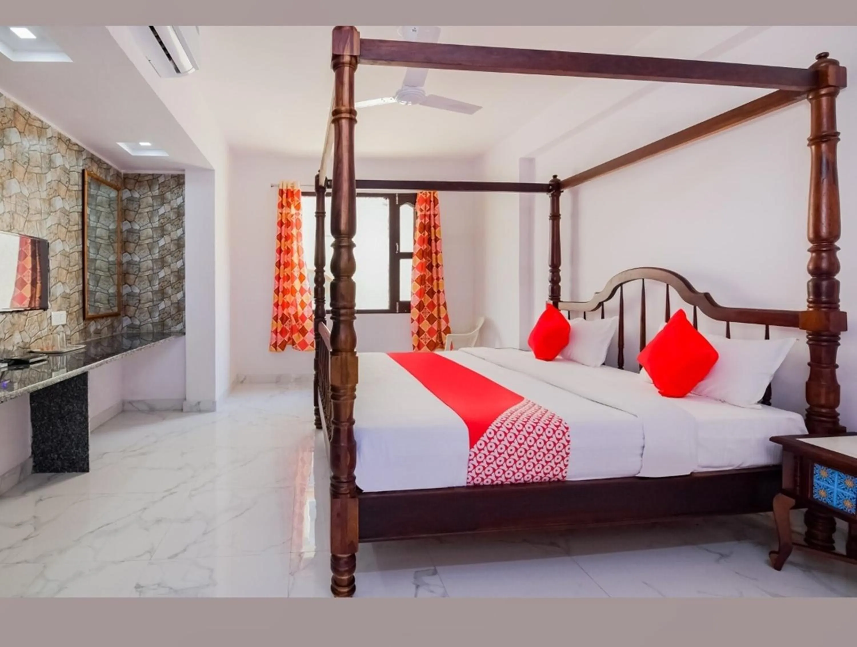 Photo of the whole room, Bed in Brahma Paradise , A heritage haveli