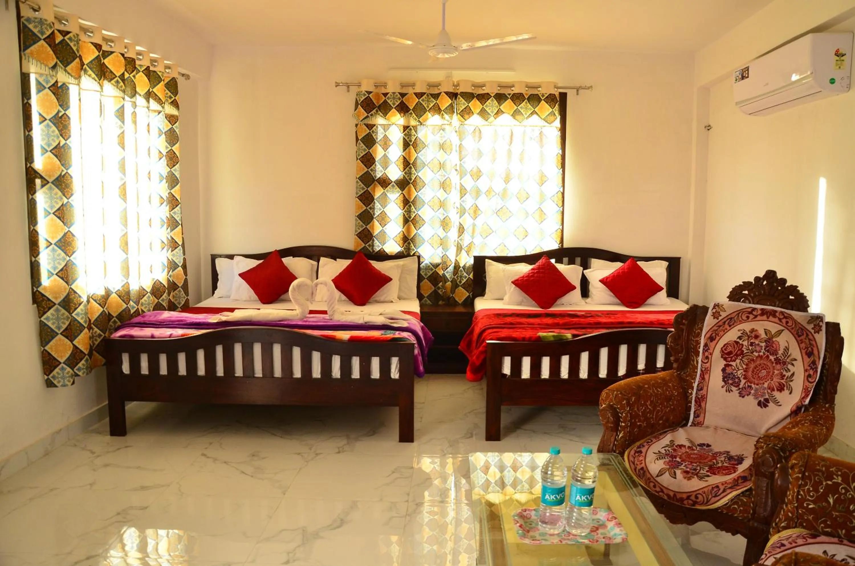 Bedroom, Bed in Brahma Paradise , A heritage haveli
