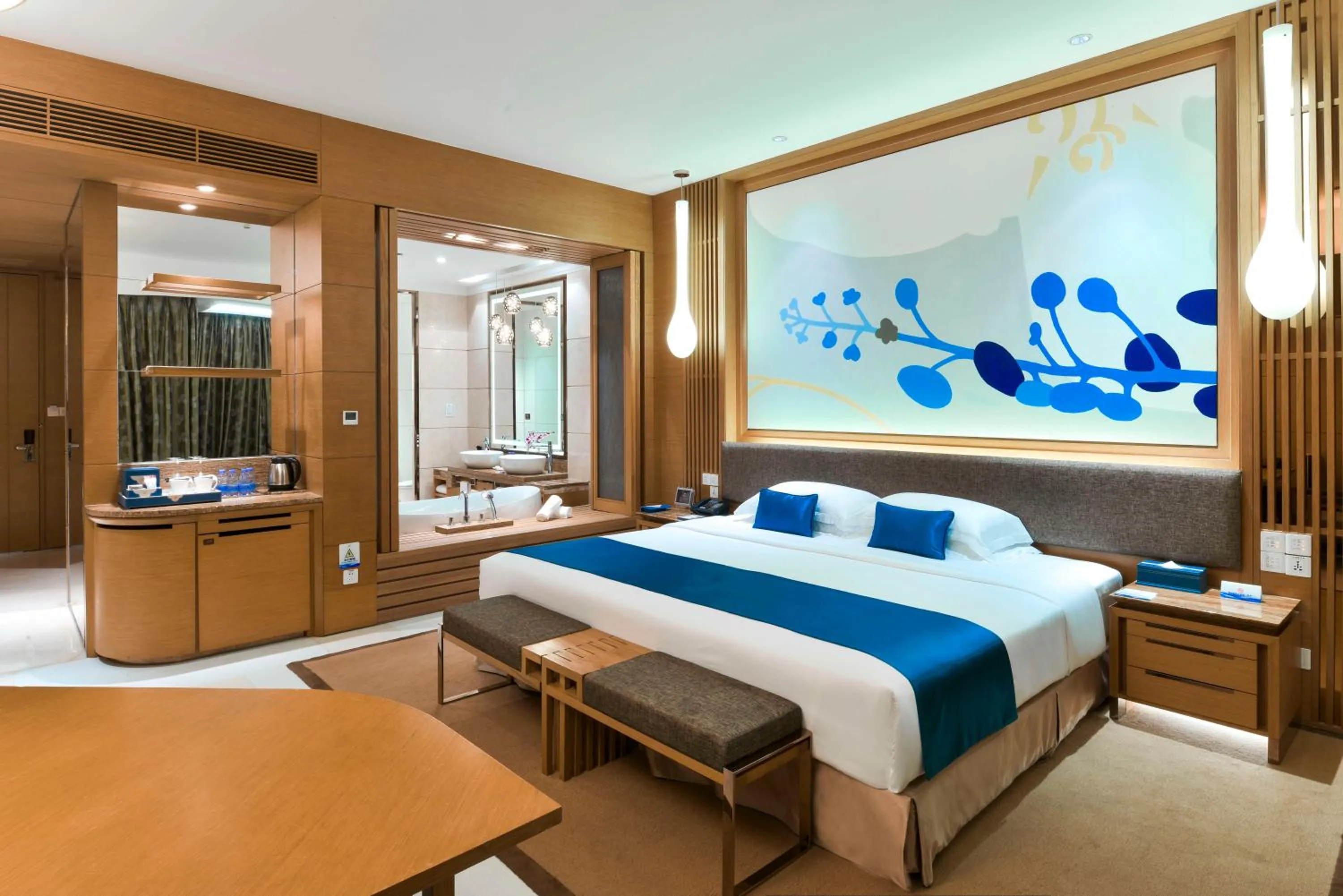 Bed in Huidong Regal Palace Resort