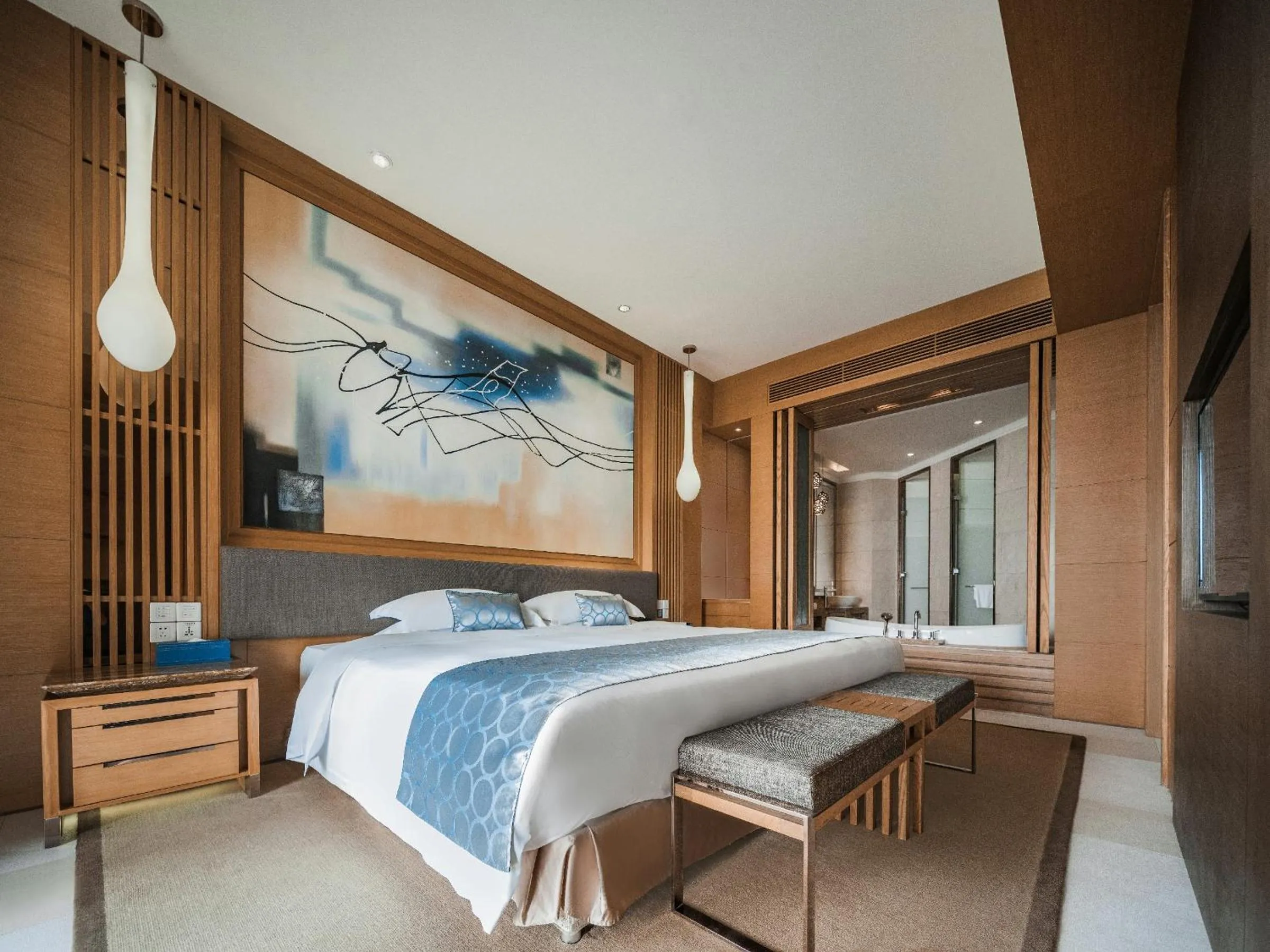 Bed in Huidong Regal Palace Resort