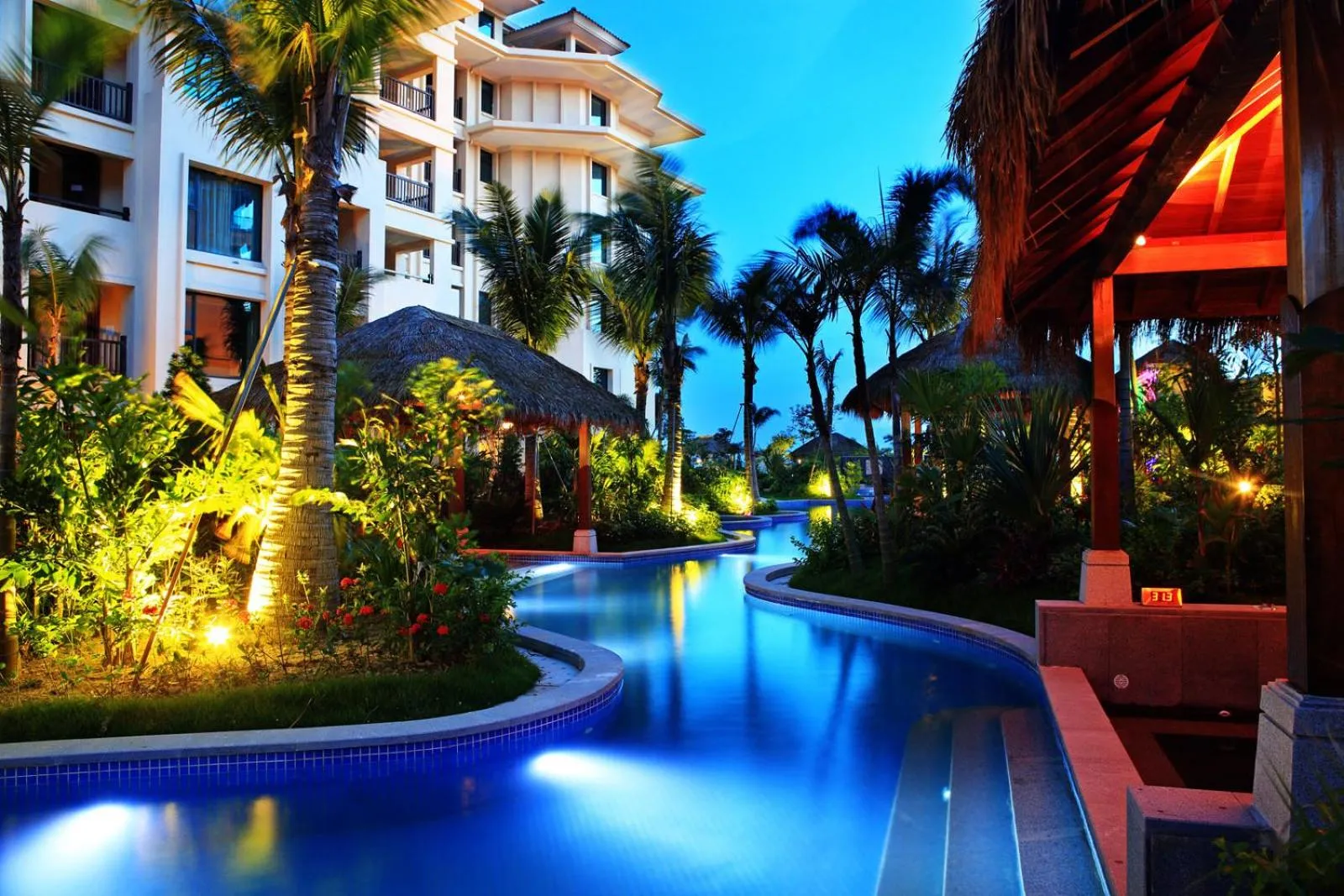 Hot Spring Bath in Huidong Regal Palace Resort