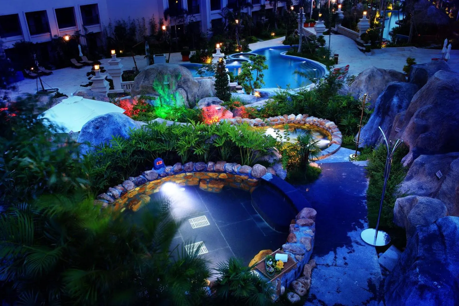 Hot Spring Bath in Huidong Regal Palace Resort