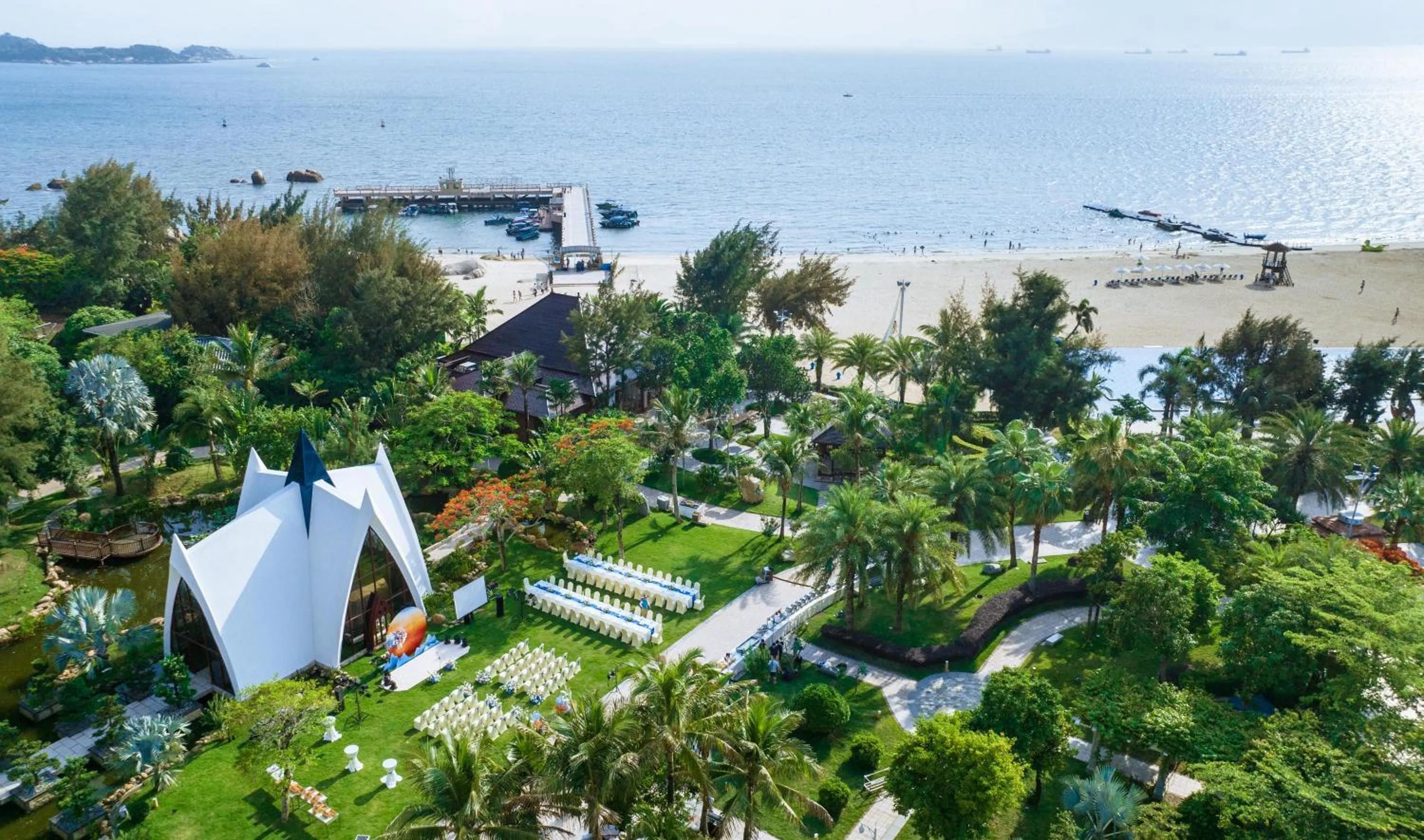 Garden view in Huidong Regal Palace Resort