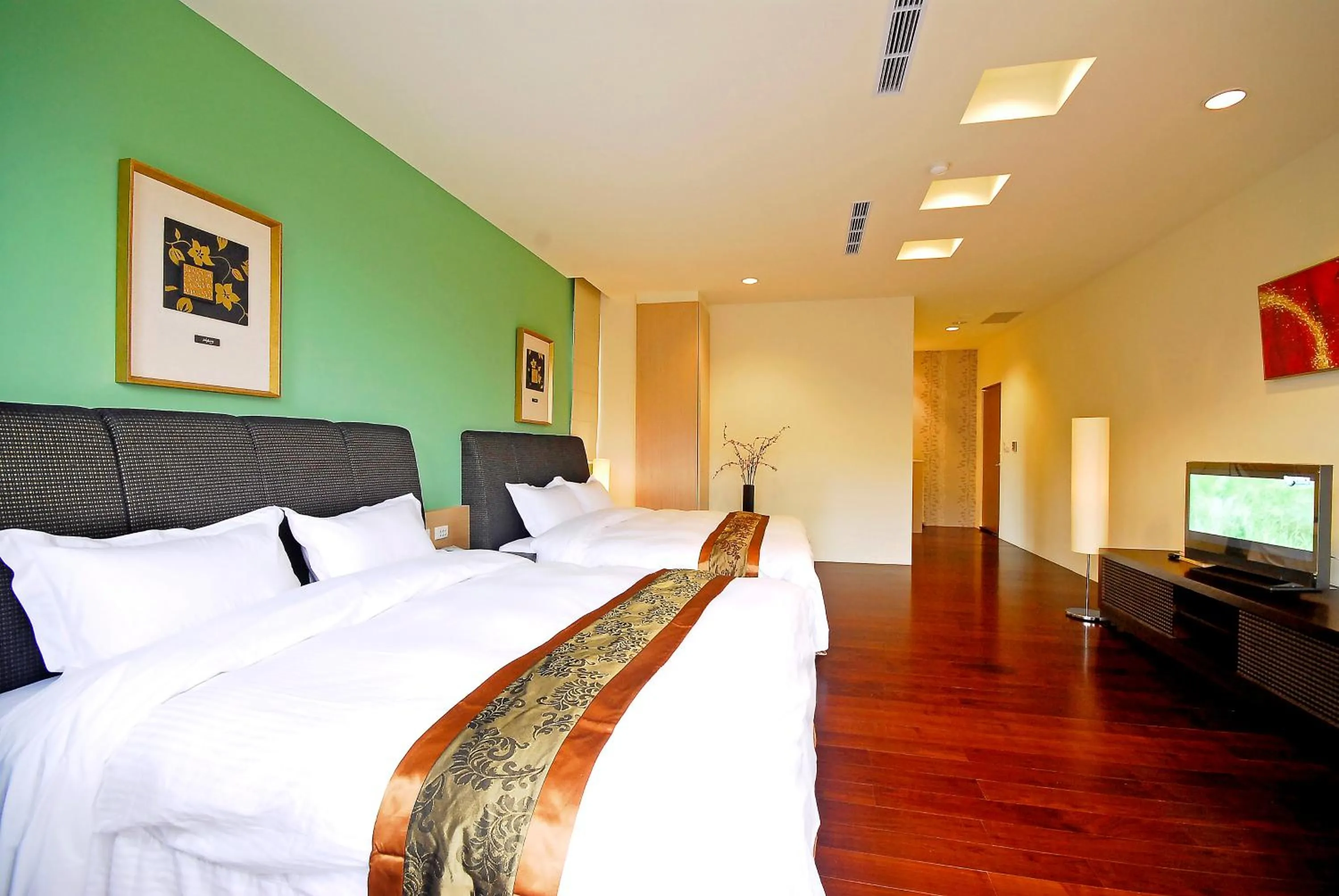 Bed in Sun Moon Lake Karuizawa Villa