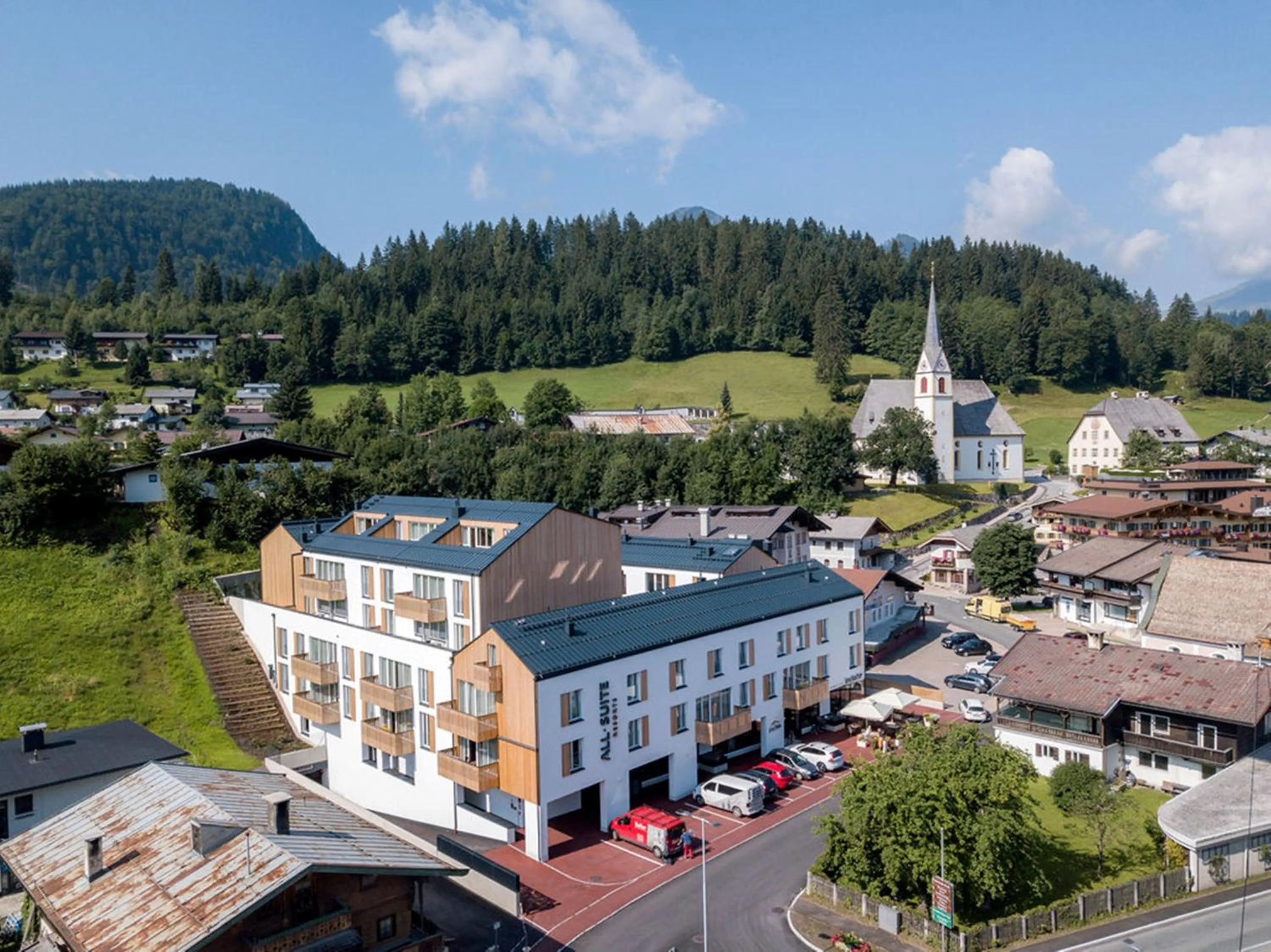 Property building in All-Suite Resort Fieberbrunn inkl Aubad-Eintritt