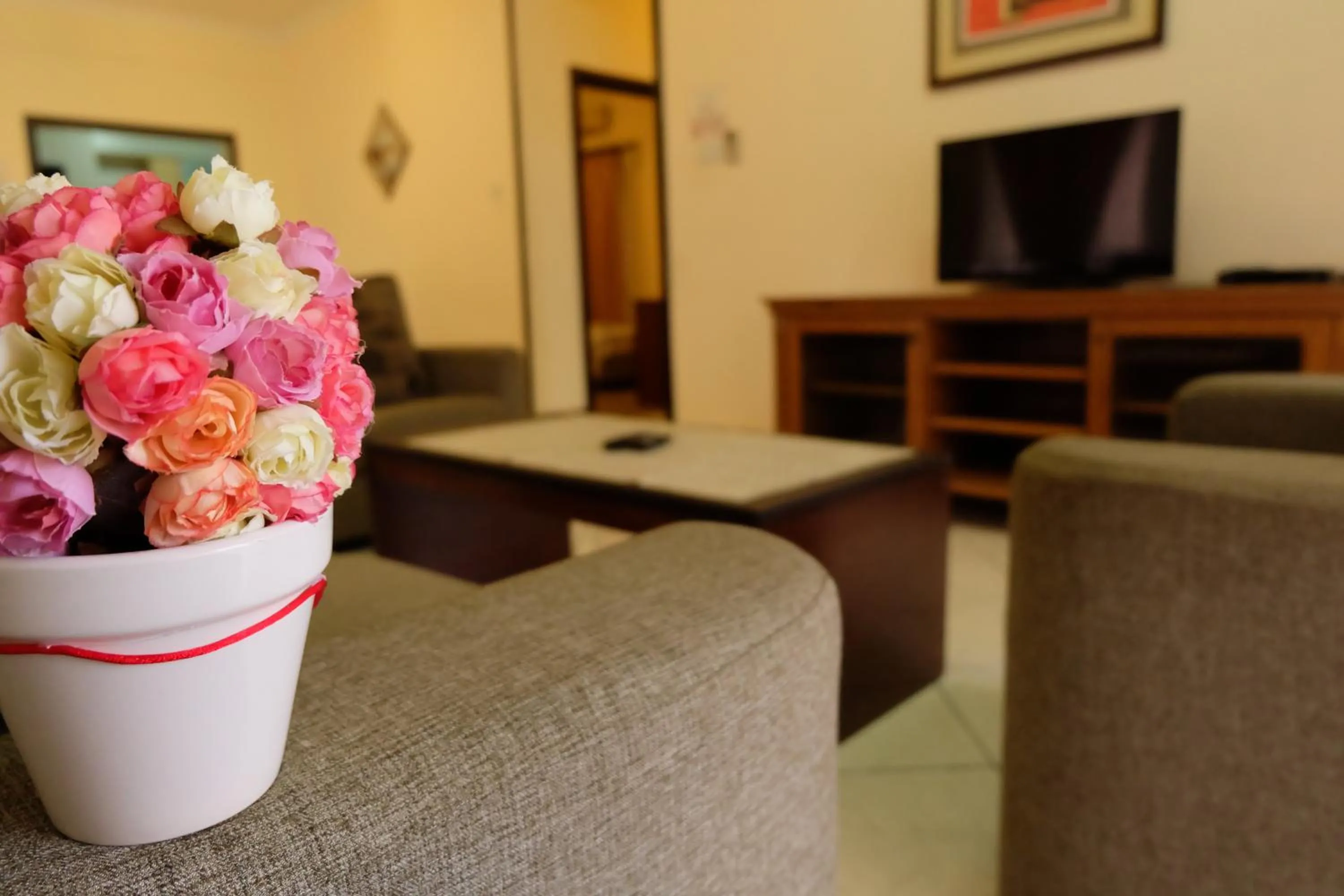 Living room in North Borneo Paradise@Marina Court