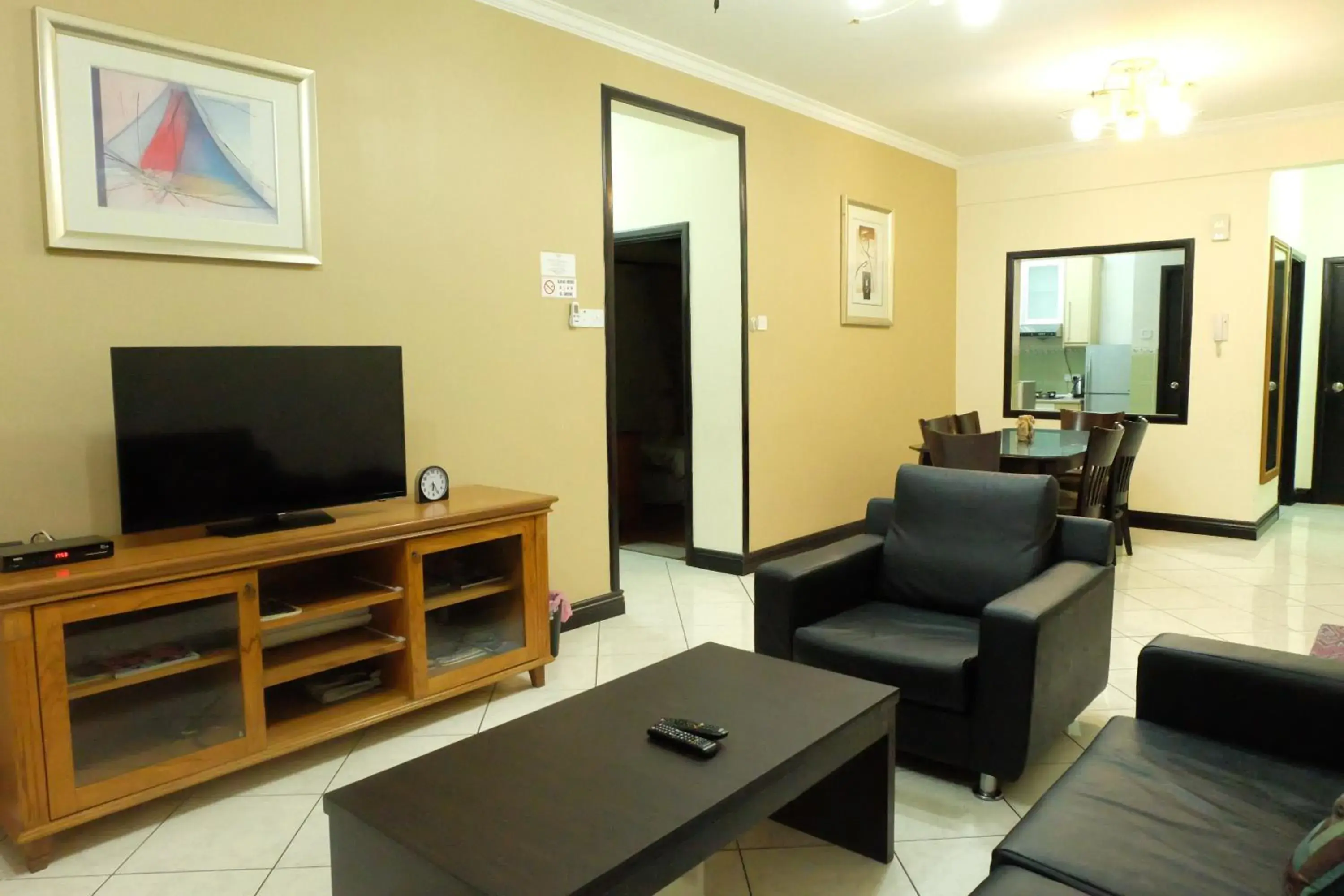 Living room, Seating Area in North Borneo Paradise@Marina Court