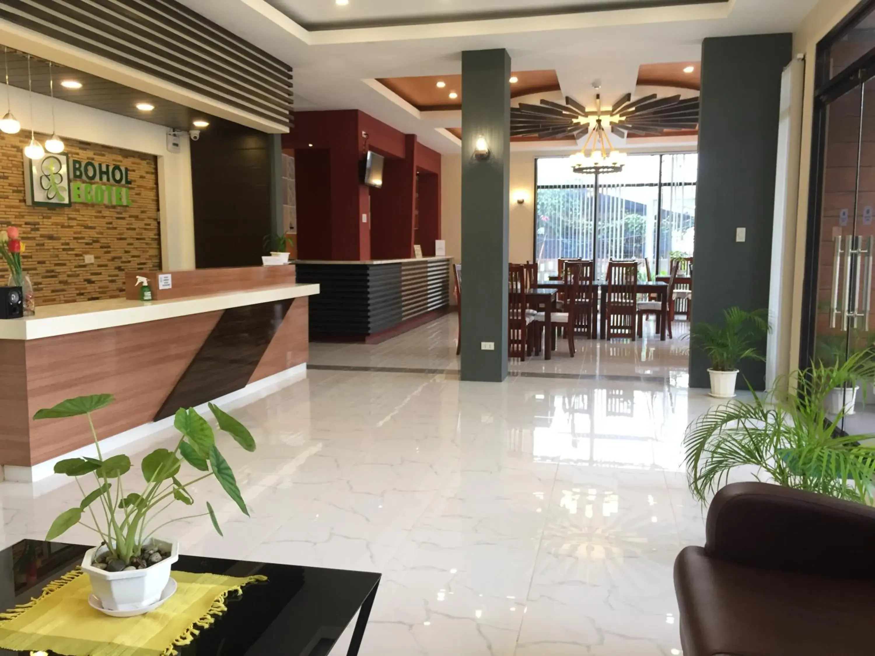Lobby or reception in Bohol Ecotel Lobby or reception in Bohol Ecotel