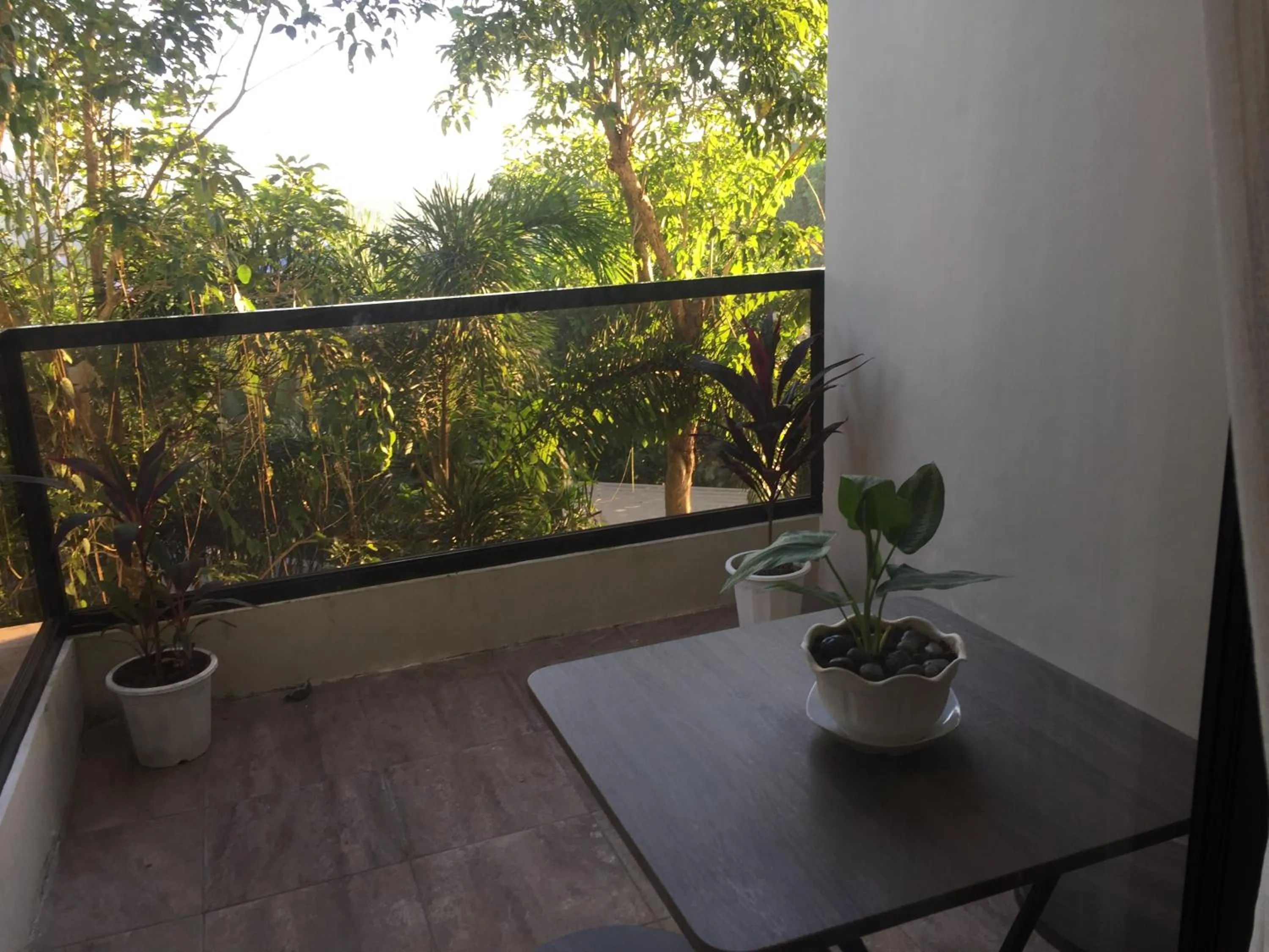 Seating area in Bohol Ecotel