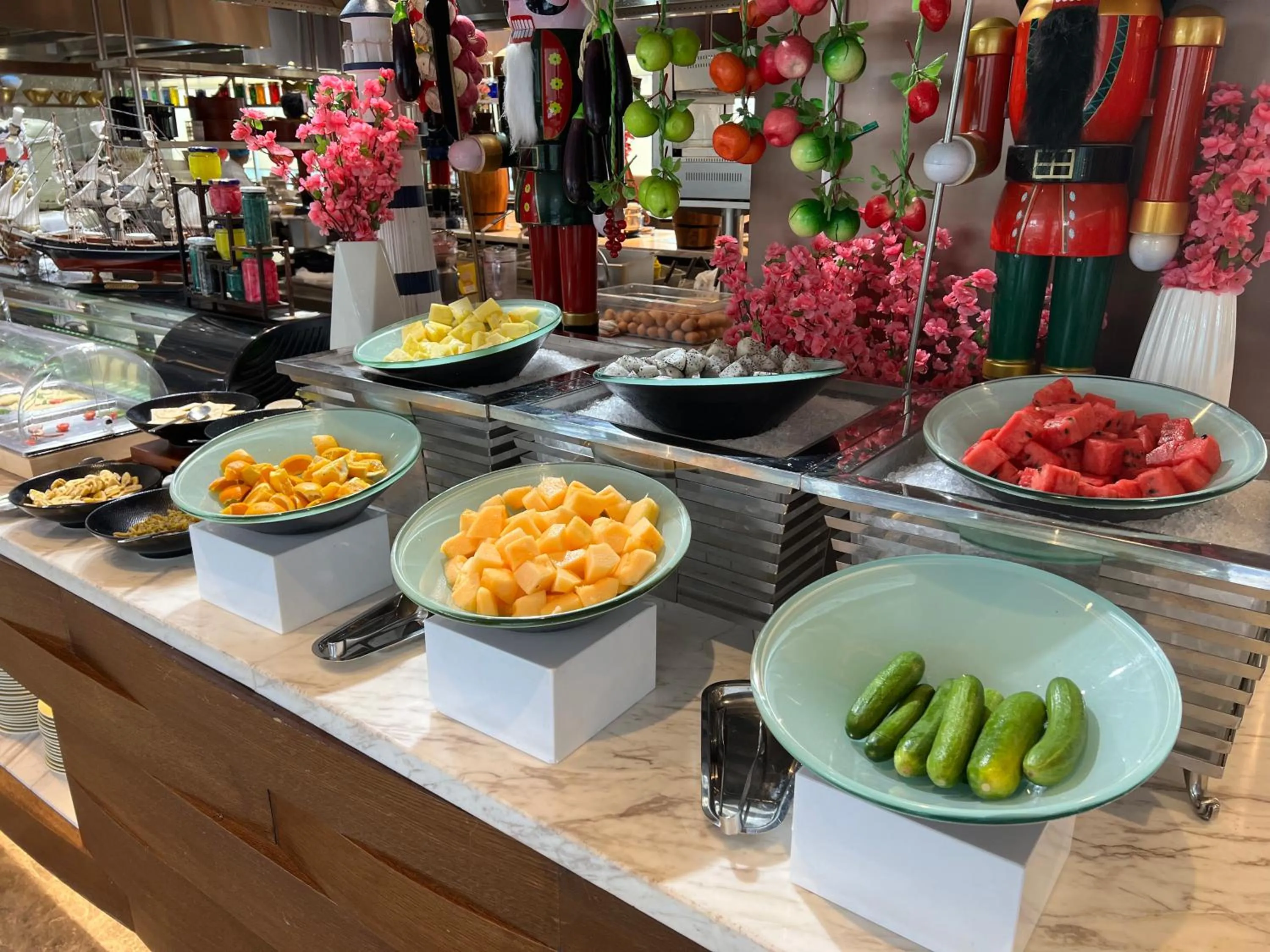 Breakfast in Grand Barony Qingdao Airport Hotel