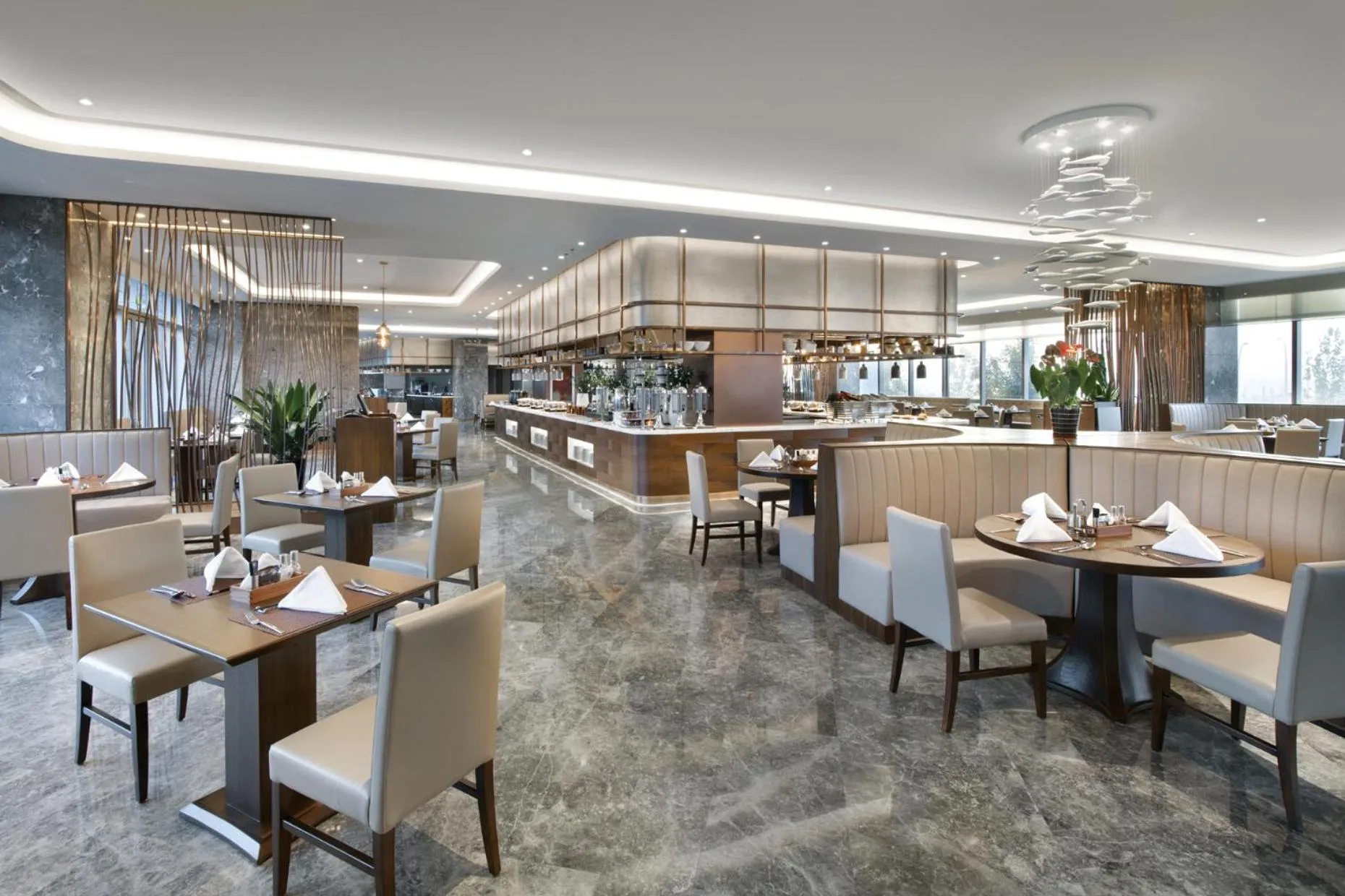 Restaurant/places to eat in Grand Barony Qingdao Airport Hotel