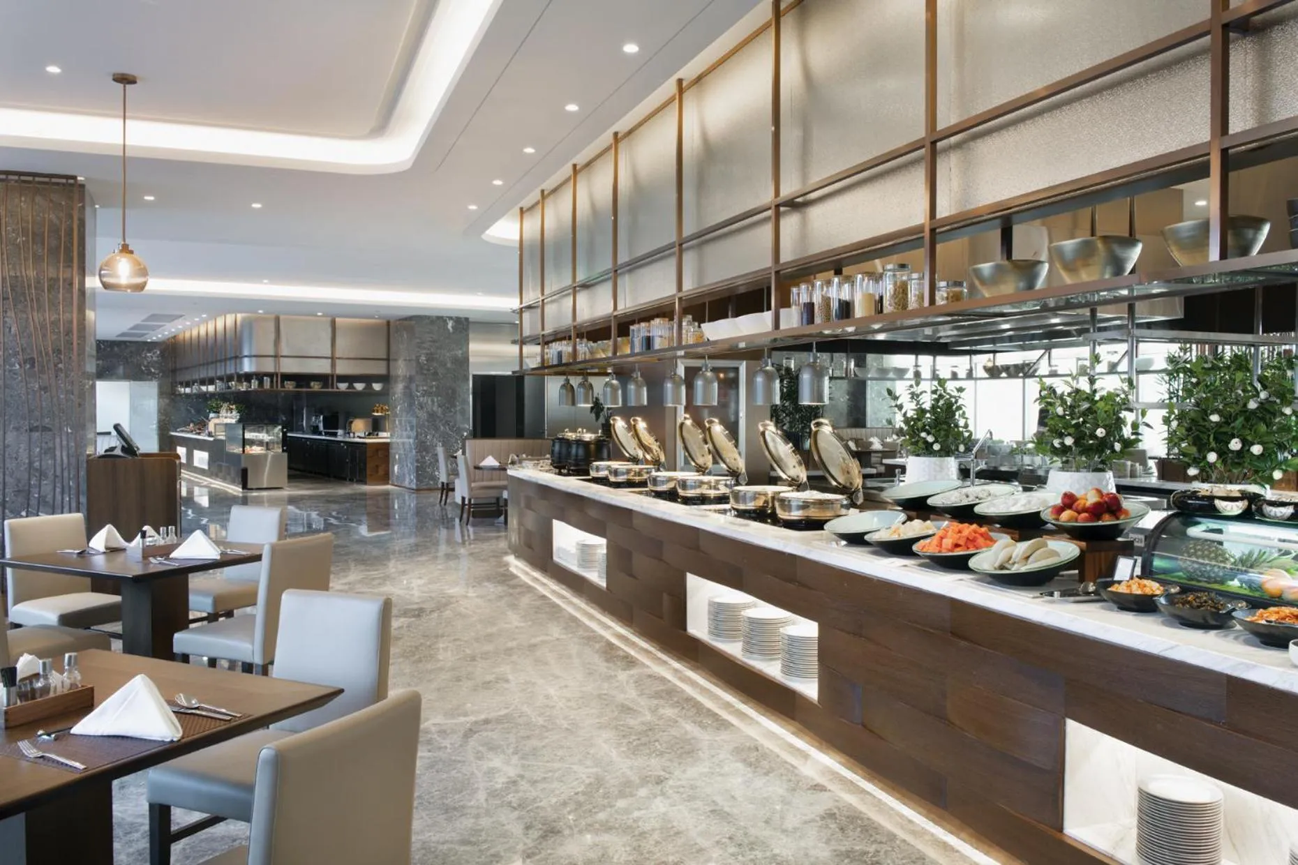 Restaurant/places to eat in Grand Barony Qingdao Airport Hotel