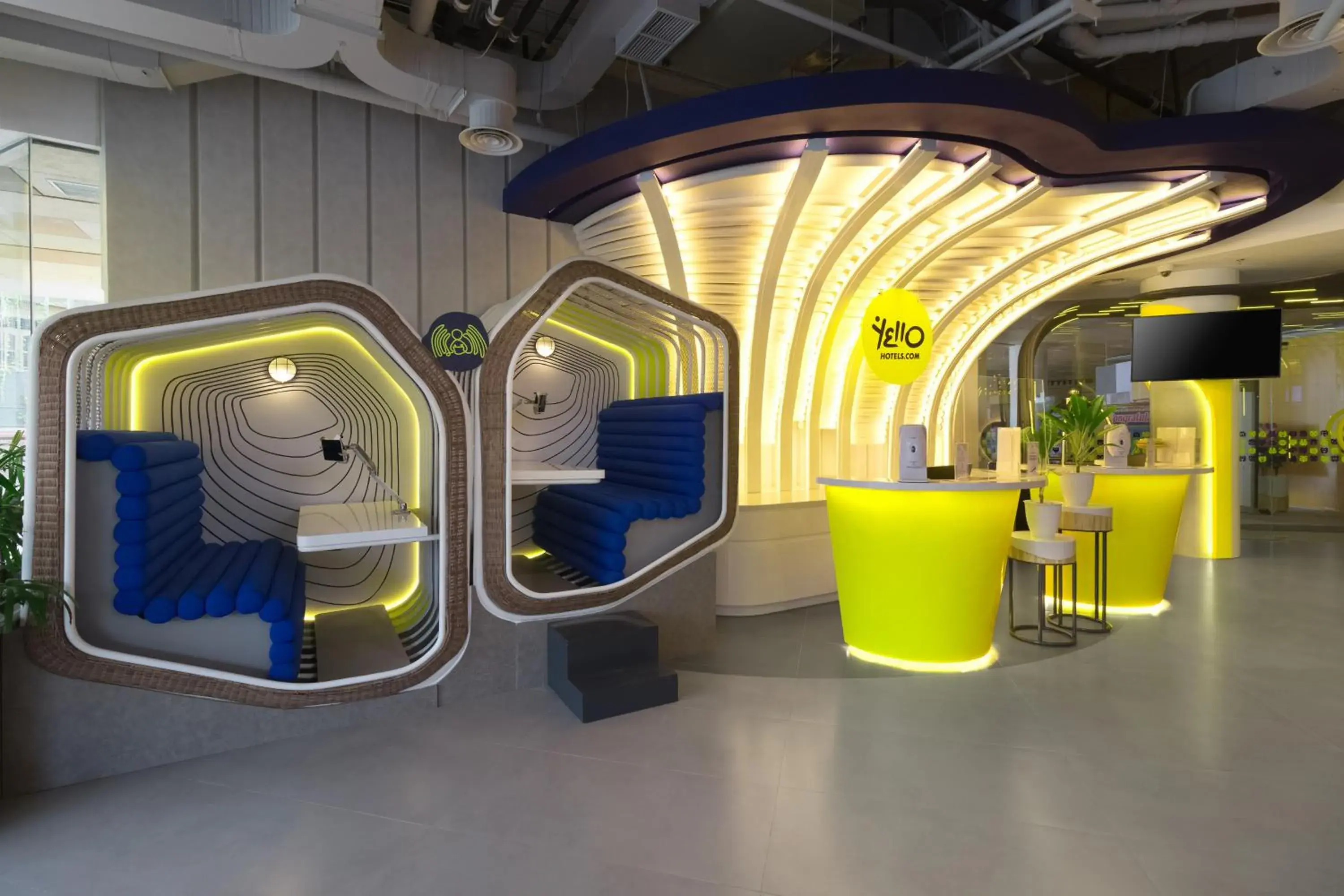 Lobby or reception in YELLO Hotel Kuta Beachwalk Bali Lobby or reception in YELLO Hotel Kuta Beachwalk Bali