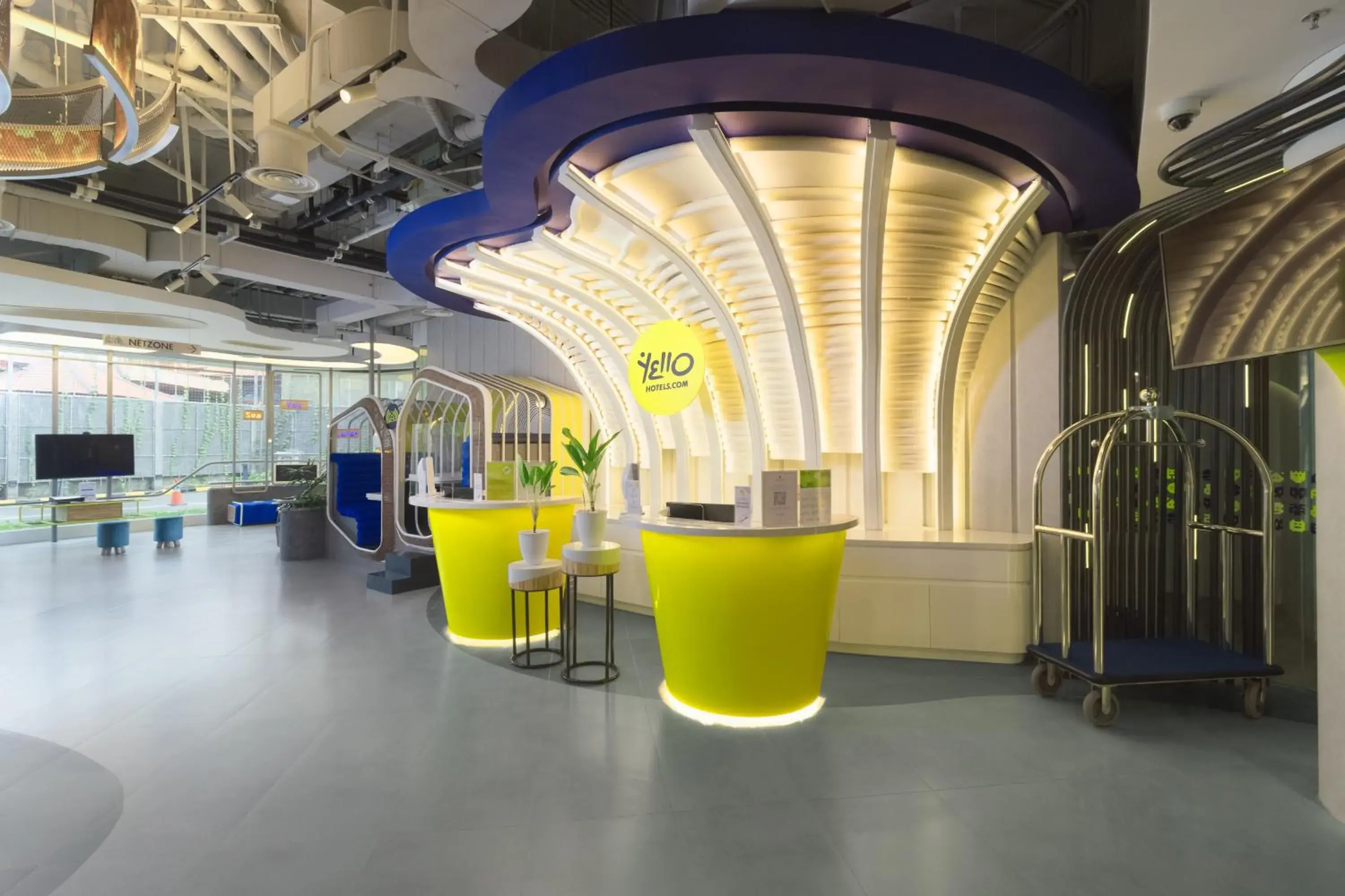 Lobby or reception in YELLO Hotel Kuta Beachwalk Bali Lobby or reception in YELLO Hotel Kuta Beachwalk Bali