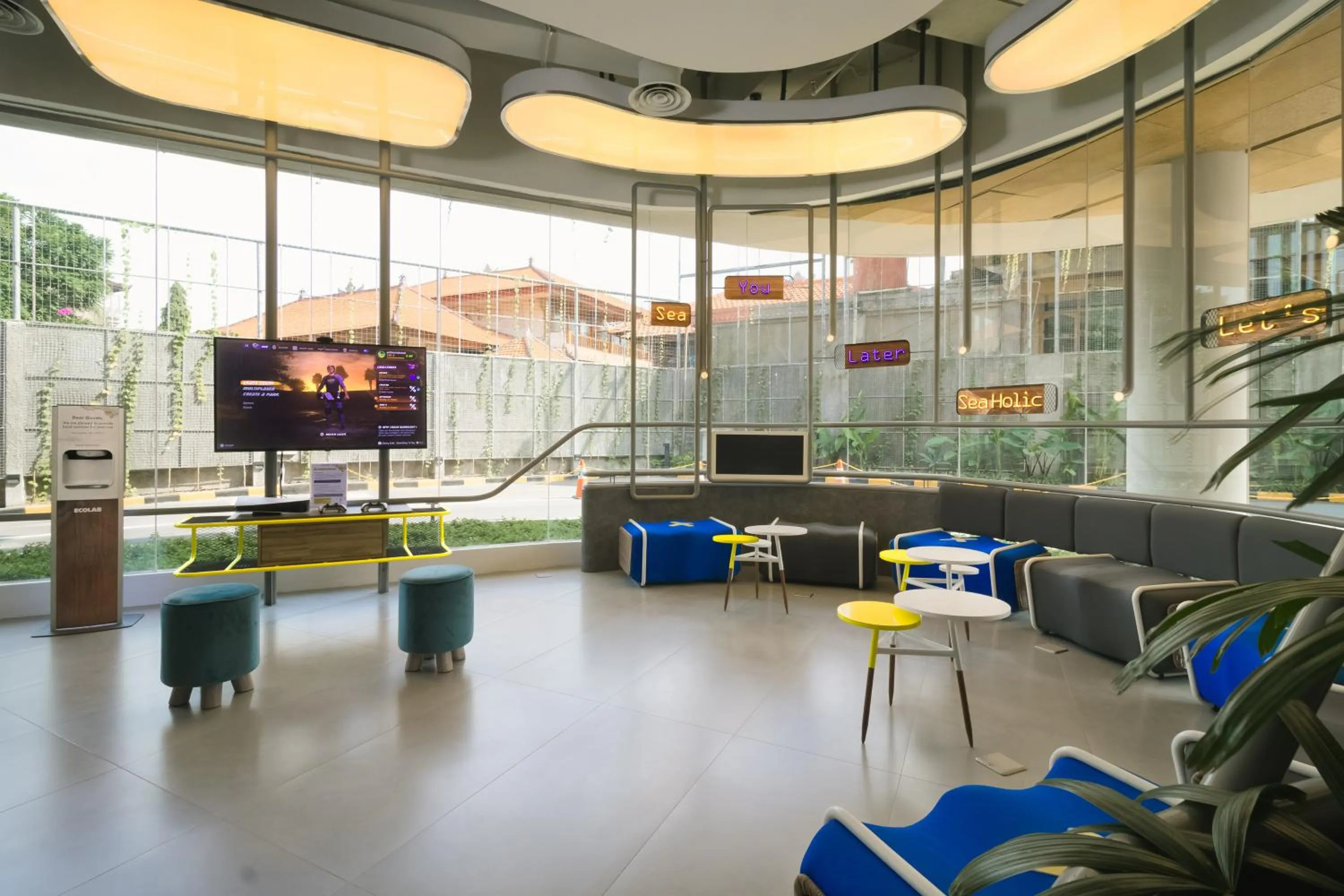 Game Room in YELLO Hotel Kuta Beachwalk Bali