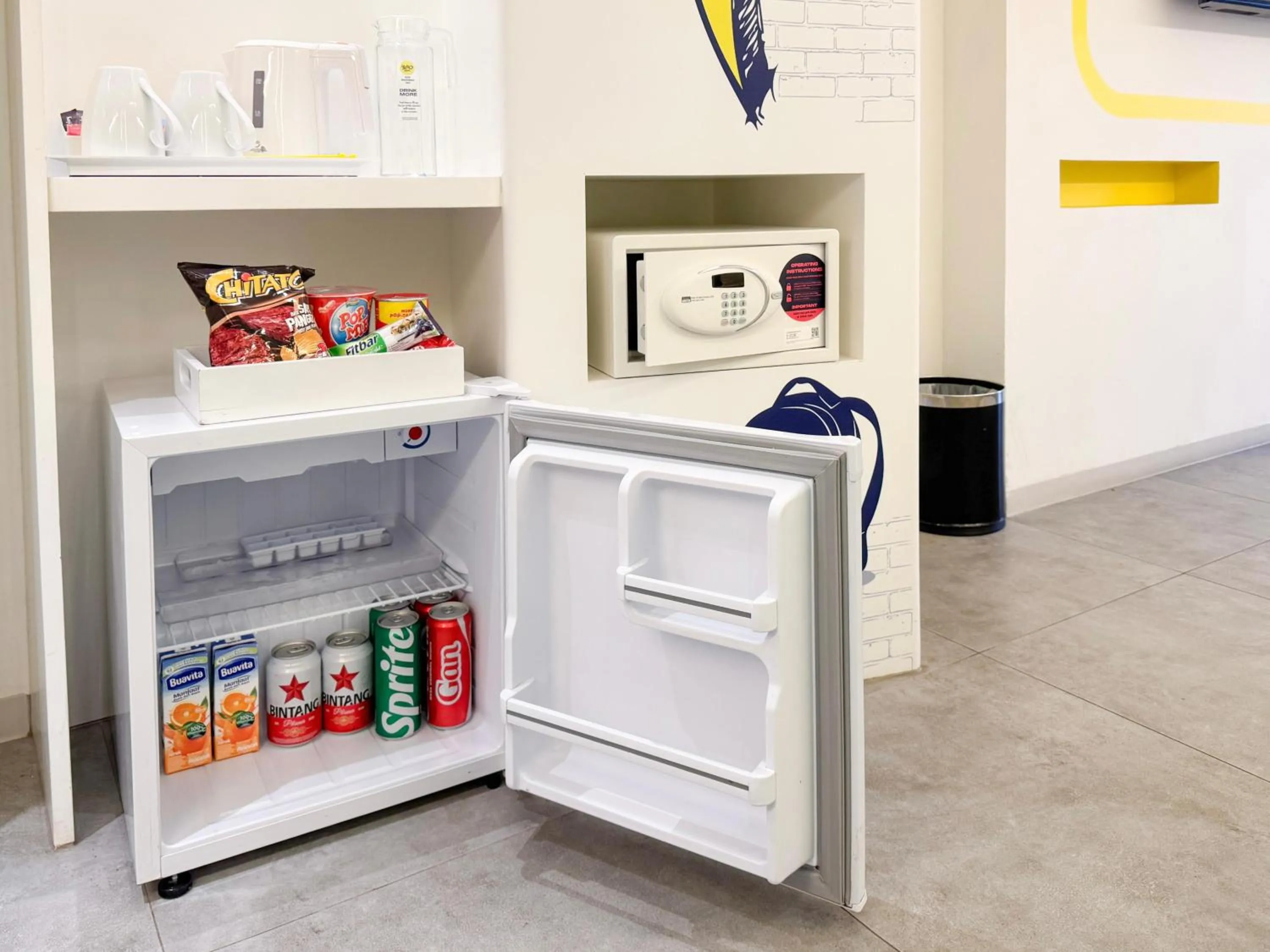 minibar in YELLO Hotel Kuta Beachwalk Bali