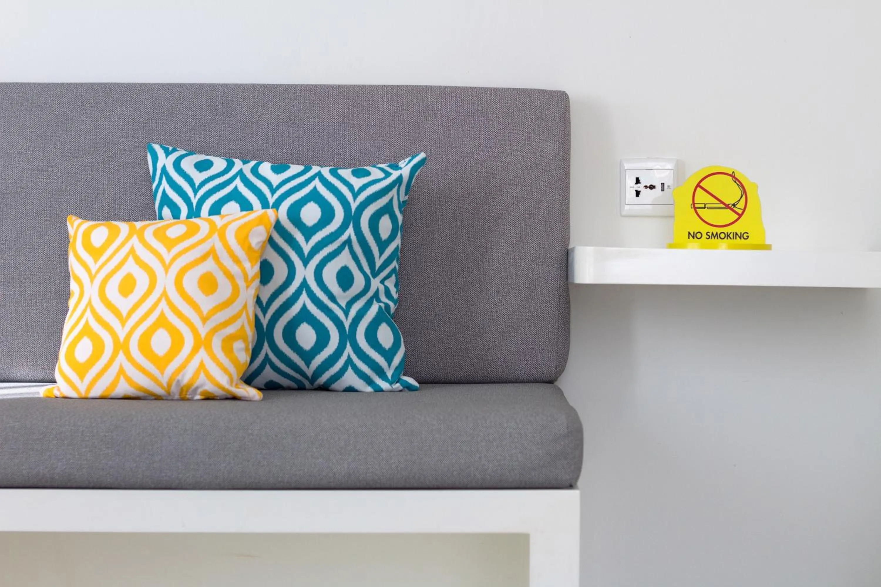 Seating area in YELLO Hotel Kuta Beachwalk Bali