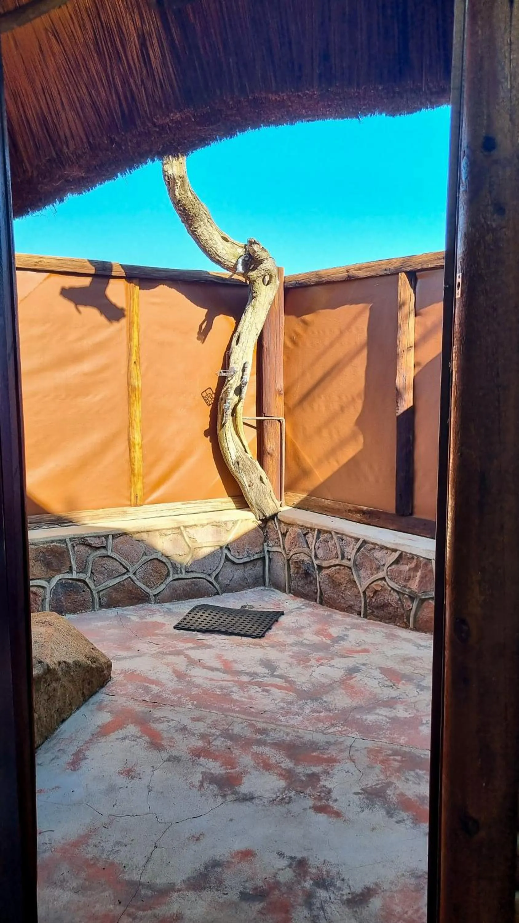 Shower in Kwalata Game Lodge