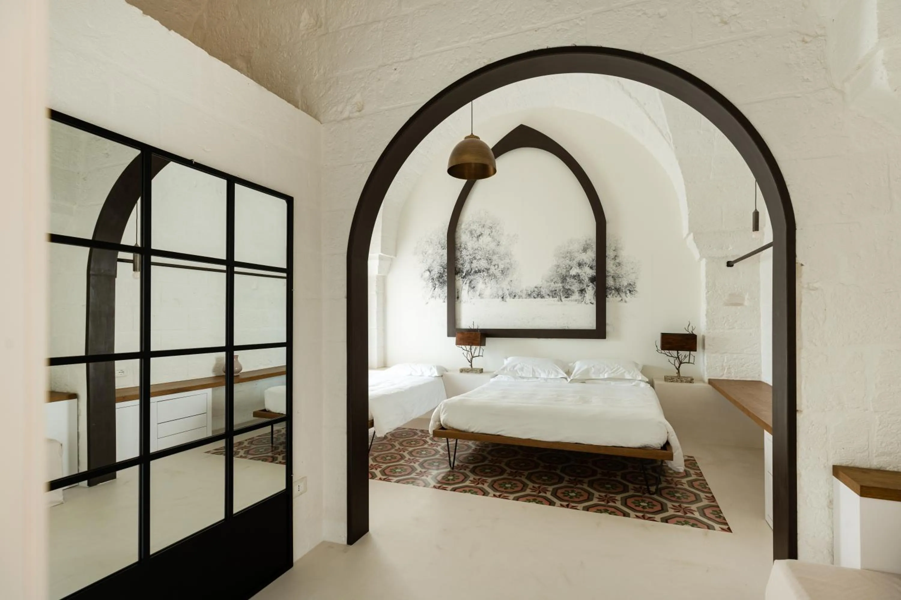 Bedroom, Bed in AL PALAZZO La Dimora by Apulia Hospitality