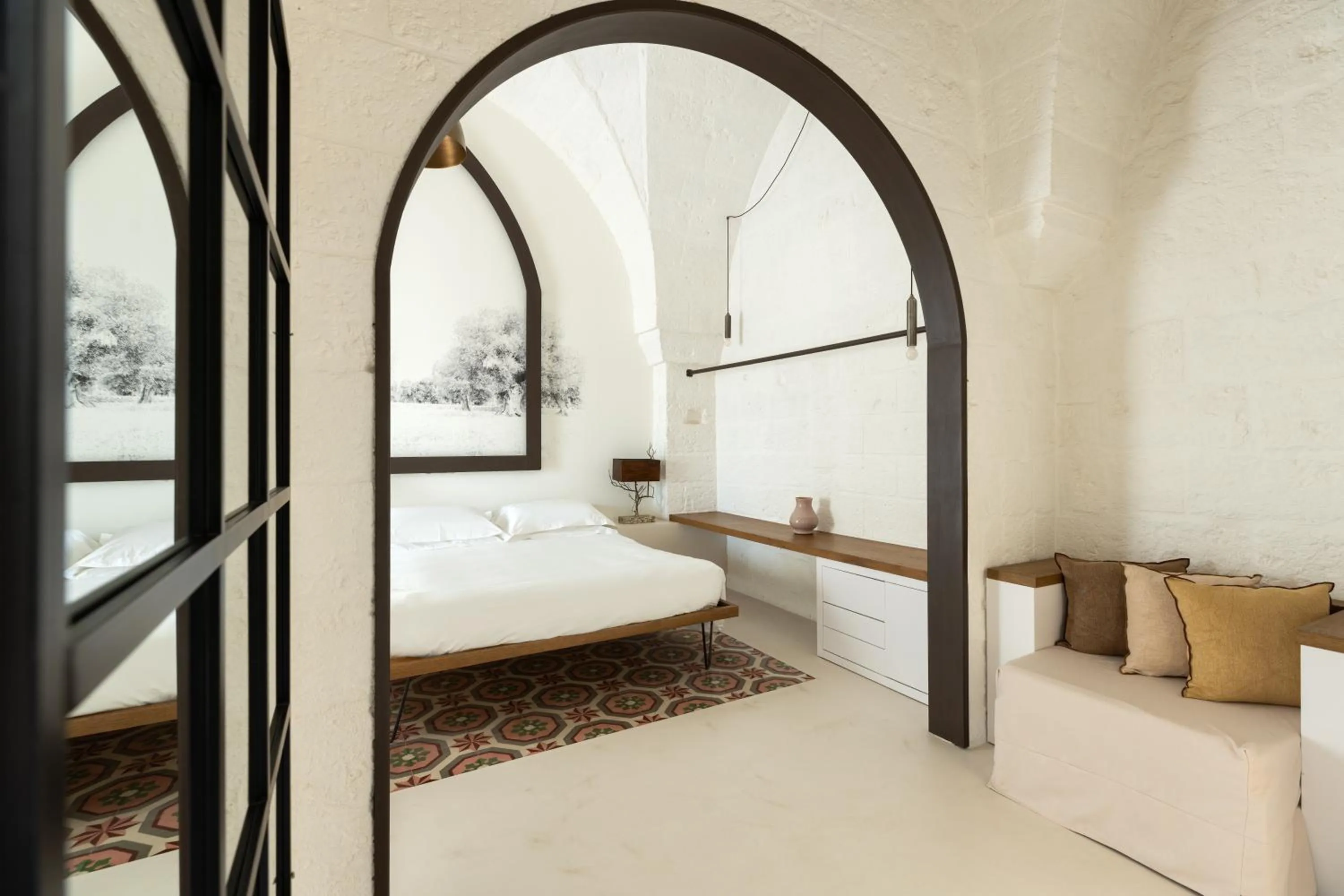 Bedroom, Bed in AL PALAZZO La Dimora by Apulia Hospitality