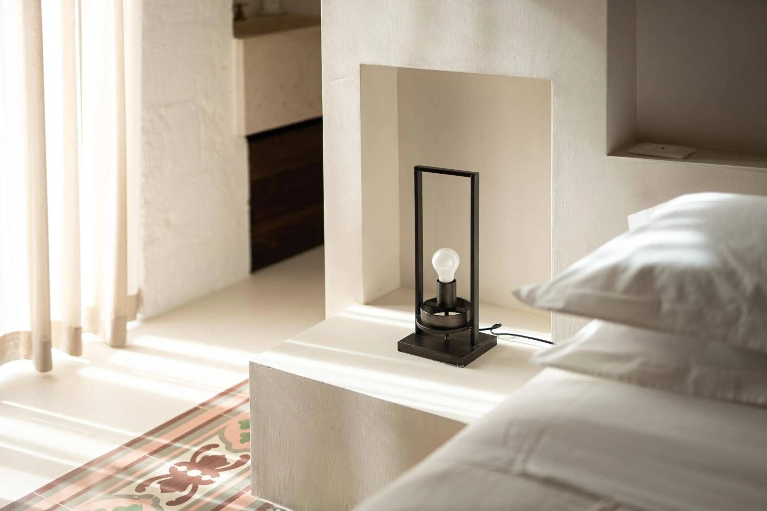 Decorative detail, Bed in AL PALAZZO La Dimora by Apulia Hospitality