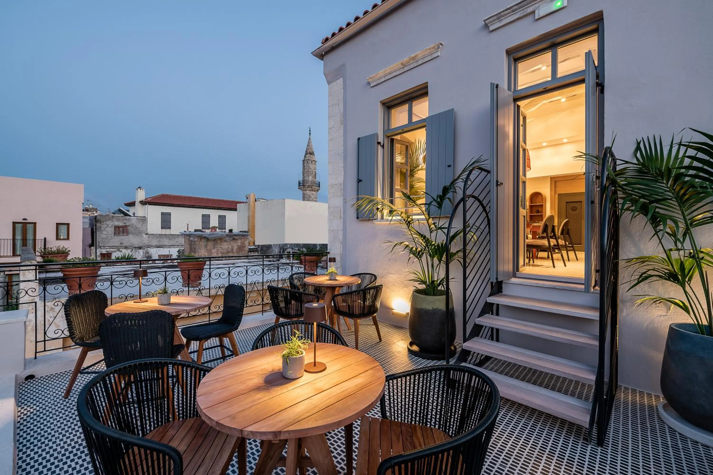 Patio in Malmo Historic Hotel