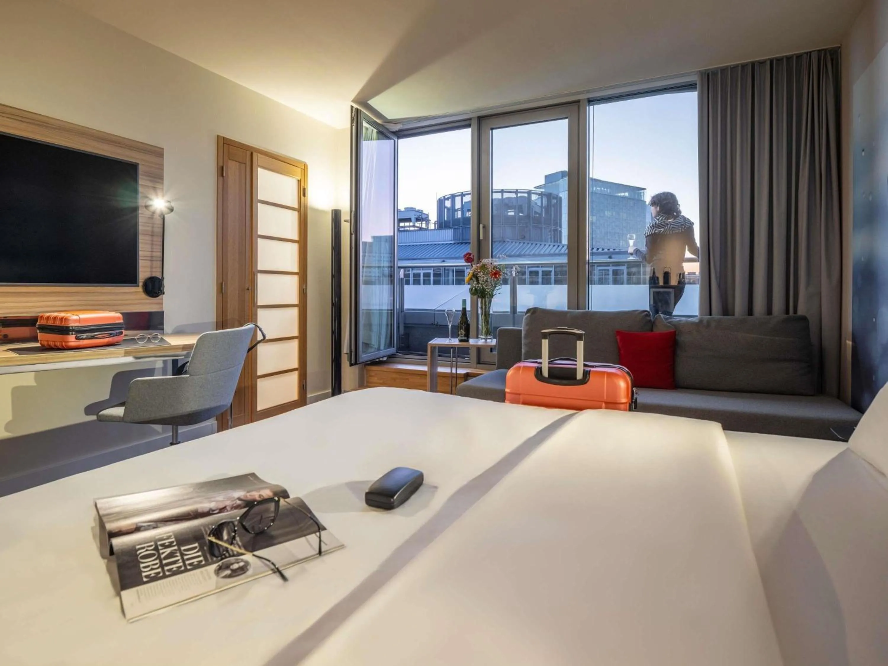 Bedroom in Novotel Wien City