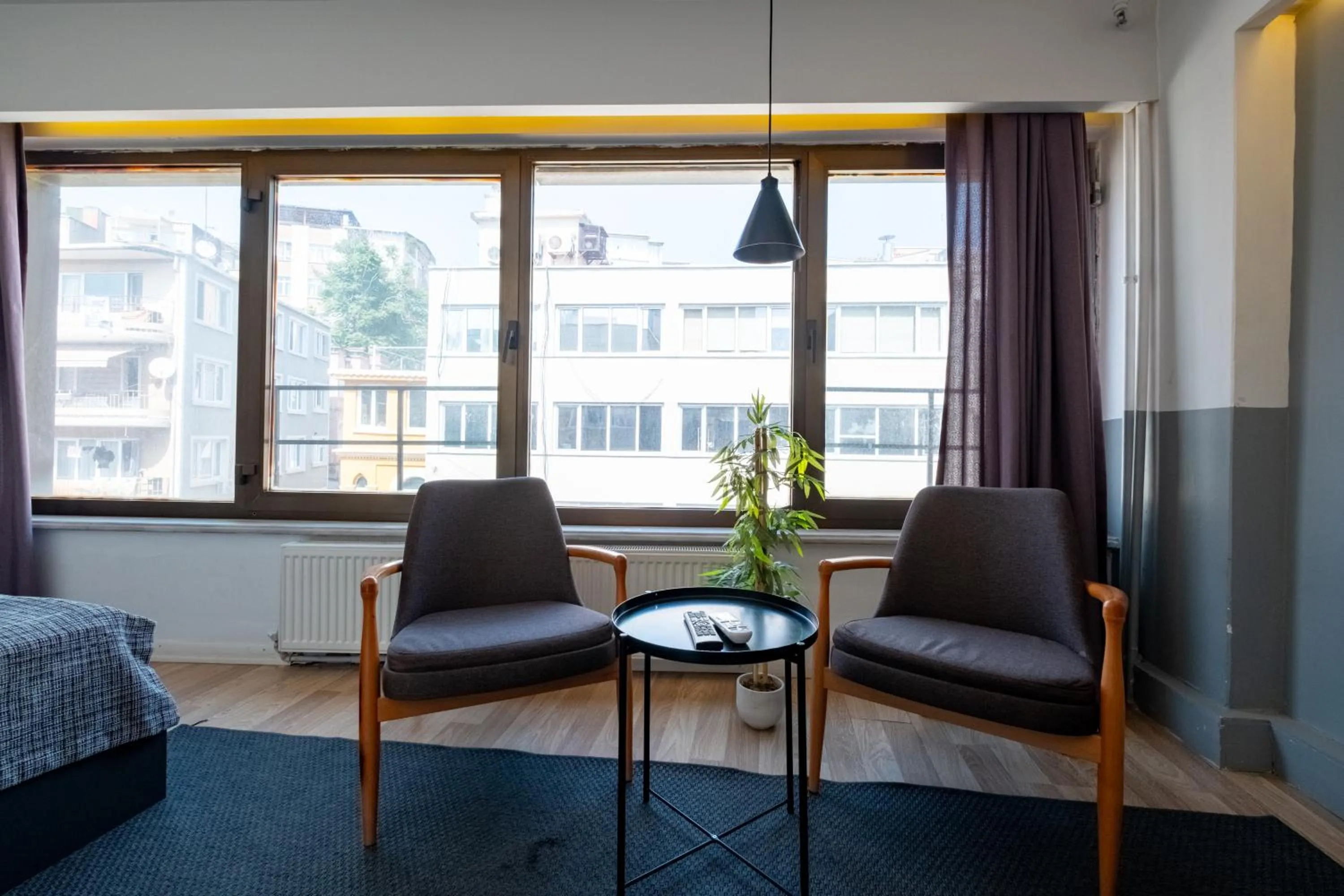 Seating area in Pesa Suites