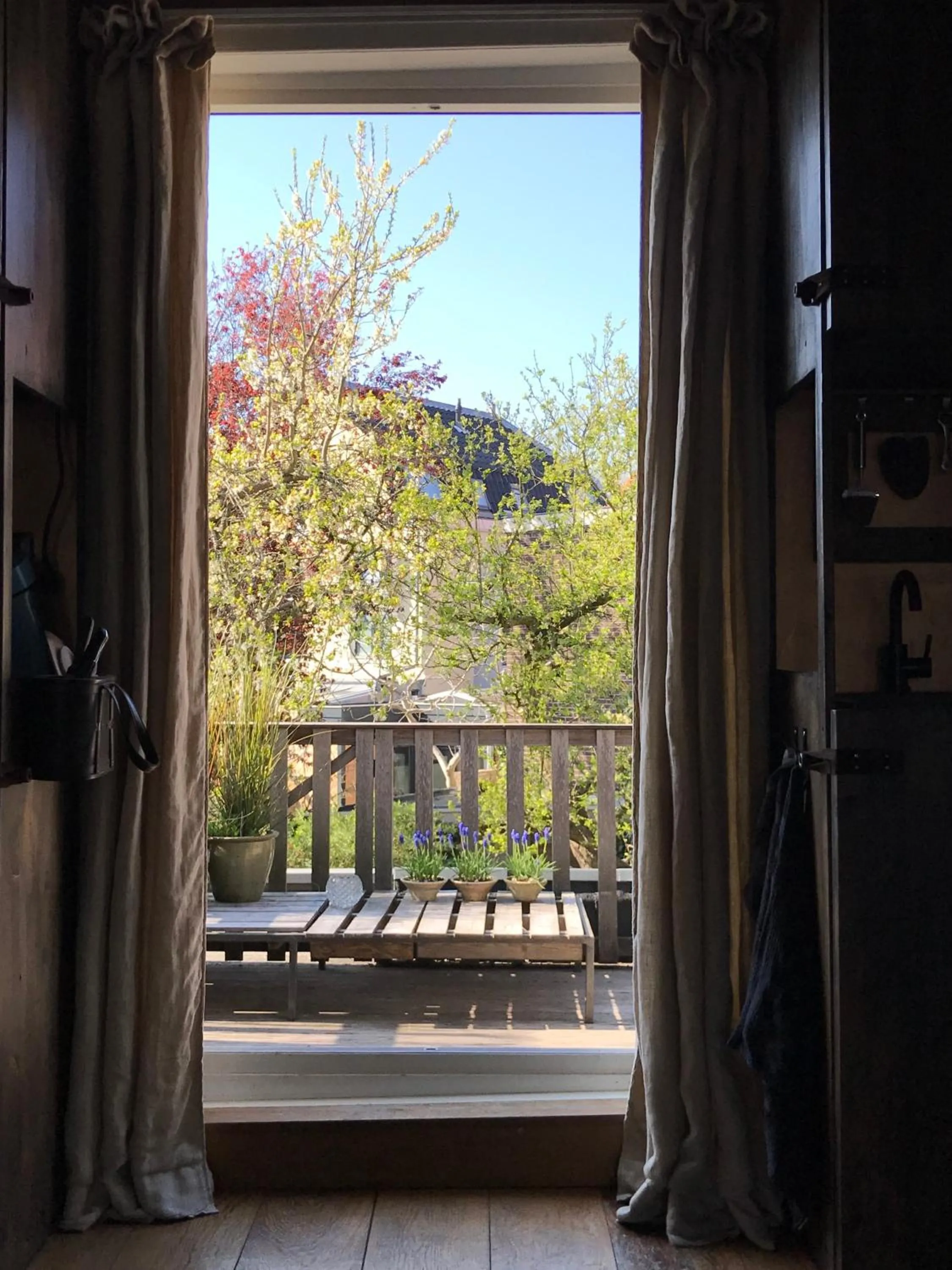 Balcony/Terrace in RiverSide Suite - Haarlem City Centre