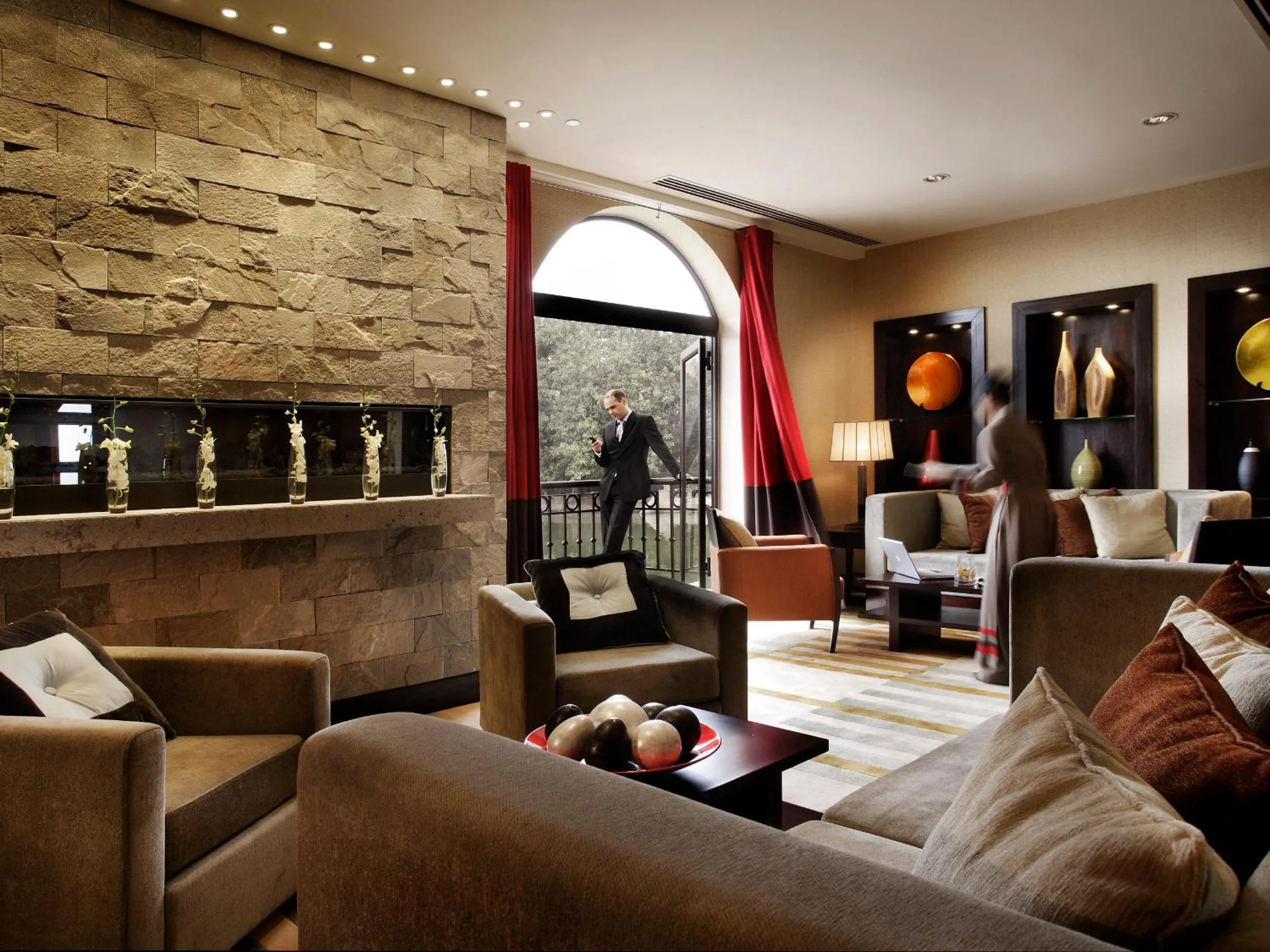 Communal lounge/ TV room in InterContinental Hanoi Westlake by IHG