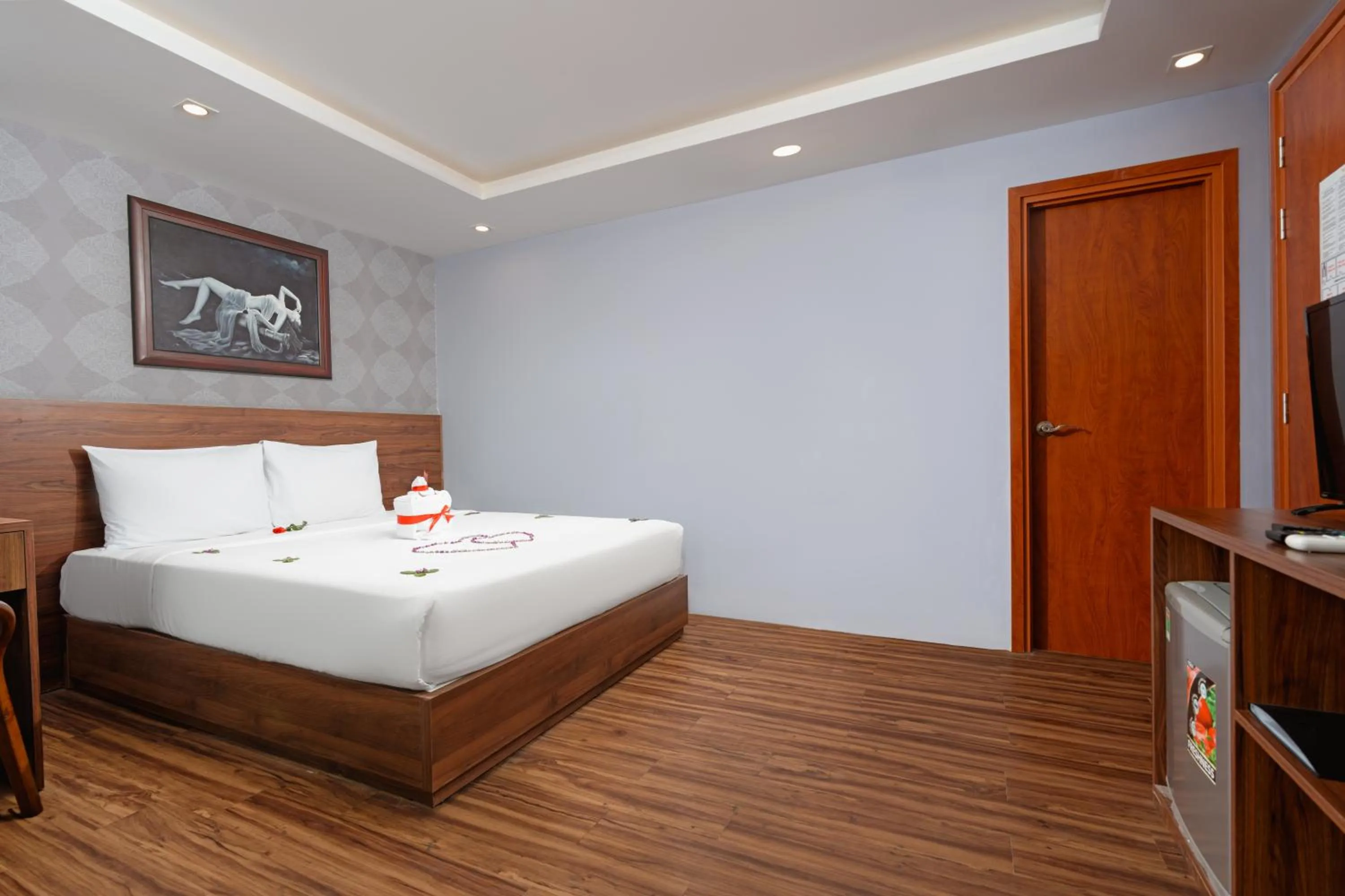 Bed in BIDV Beach Hotel Nha Trang