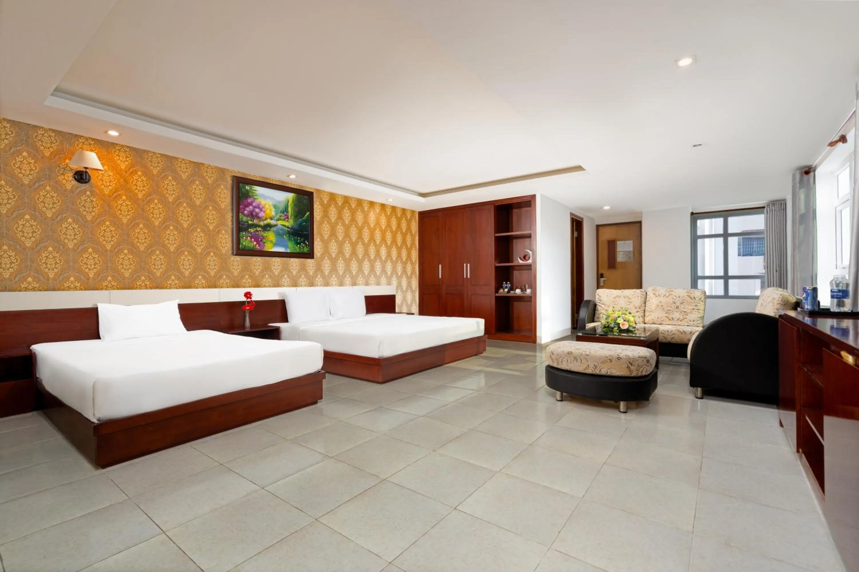 Bed in BIDV Beach Hotel Nha Trang